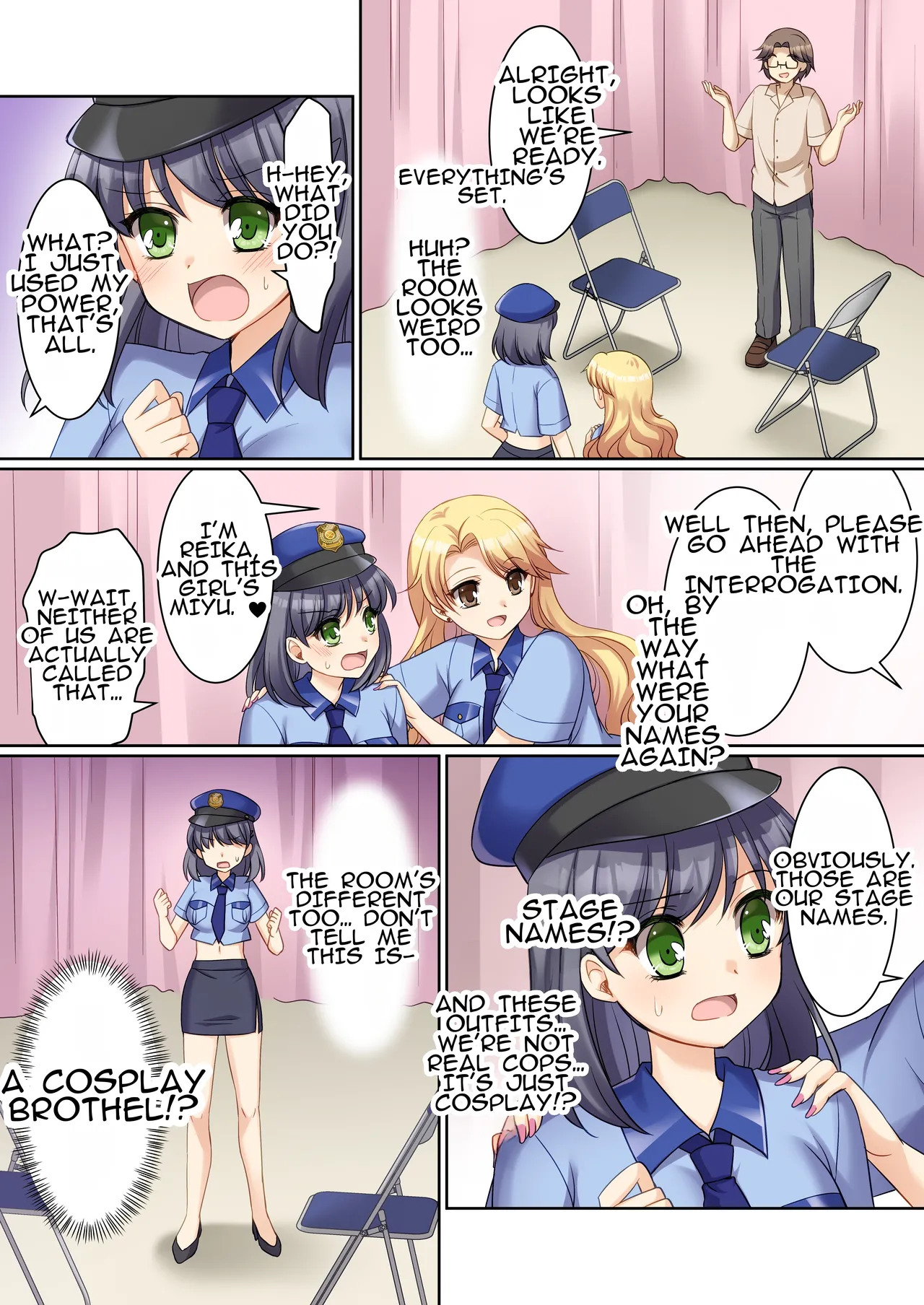 [TSF no F (Kagura Kurumi)] TS Genzitsu Kaihen ~ Shinzin Kosupure Fuuzoku Jou ♀ ni Ochiru Keisatsukan ♂ ~ | TS Reality Alteration ~Police Officer ♂ Becomes New Cosplayer Prostitute ♀~ image number 5
