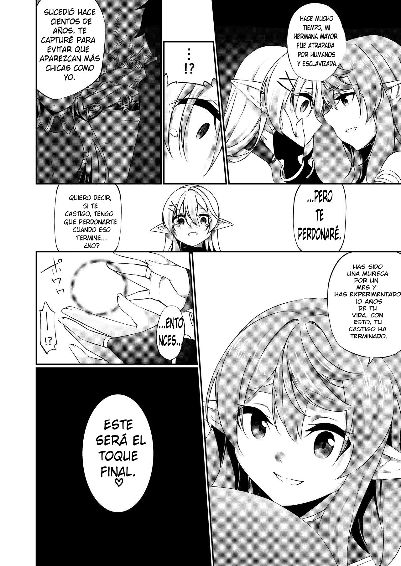 [Slime no Kanmuri (Kanmuri)] Batsu to Shite Ochite Yuku -Kouhen- [Spanish] [GenderBender Scans] 이미지 번호 17