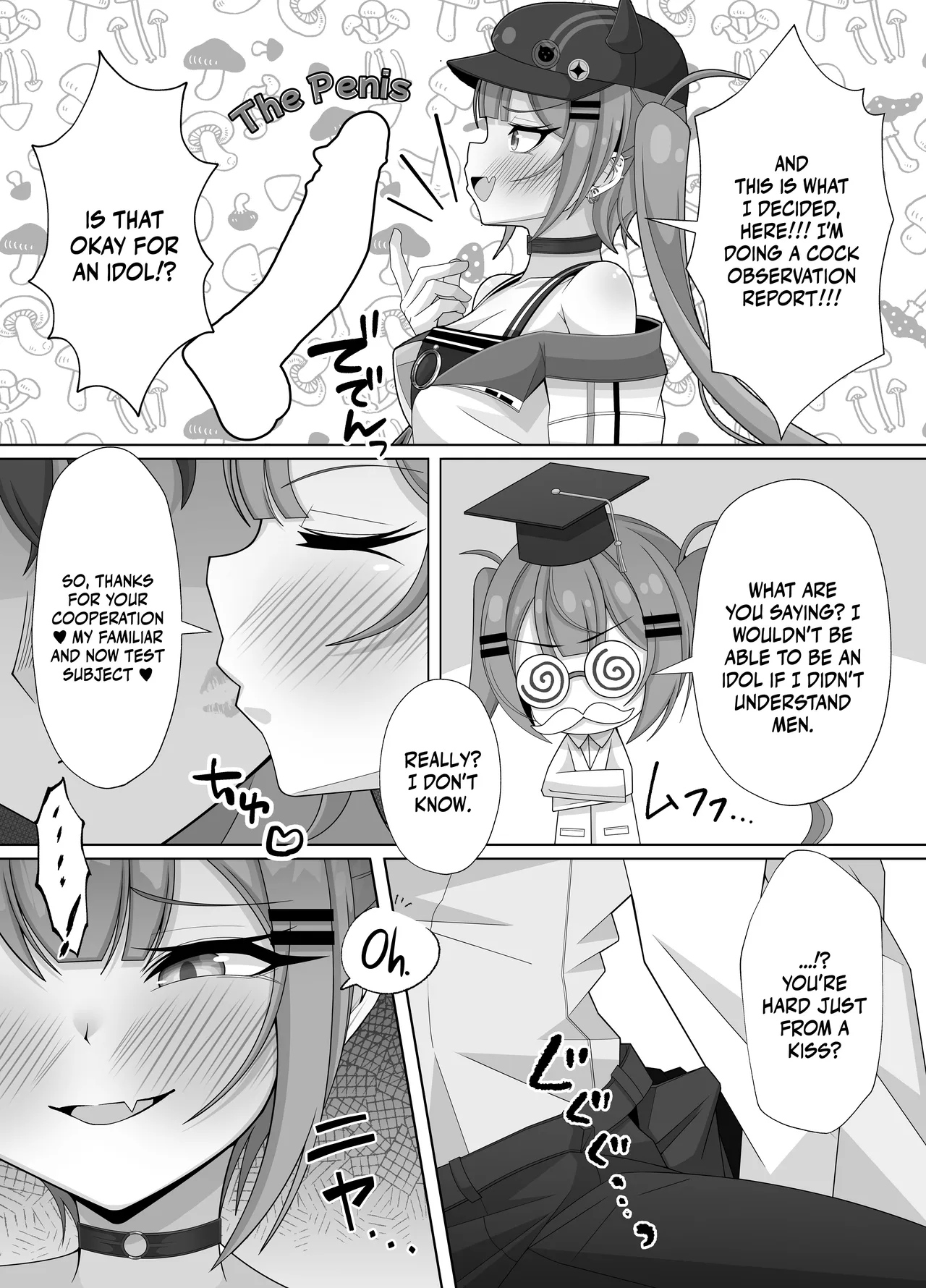 [Hokahoka Ofuton Club (Nisanka Futon)] Tokoyami Towa no Ochinchin Jiyuu Kenkyuu! | Tokoyami Towa's Free Dick Research! (Tokoyami Towa) [English] {Doujins.com} [Digital] 画像番号 3