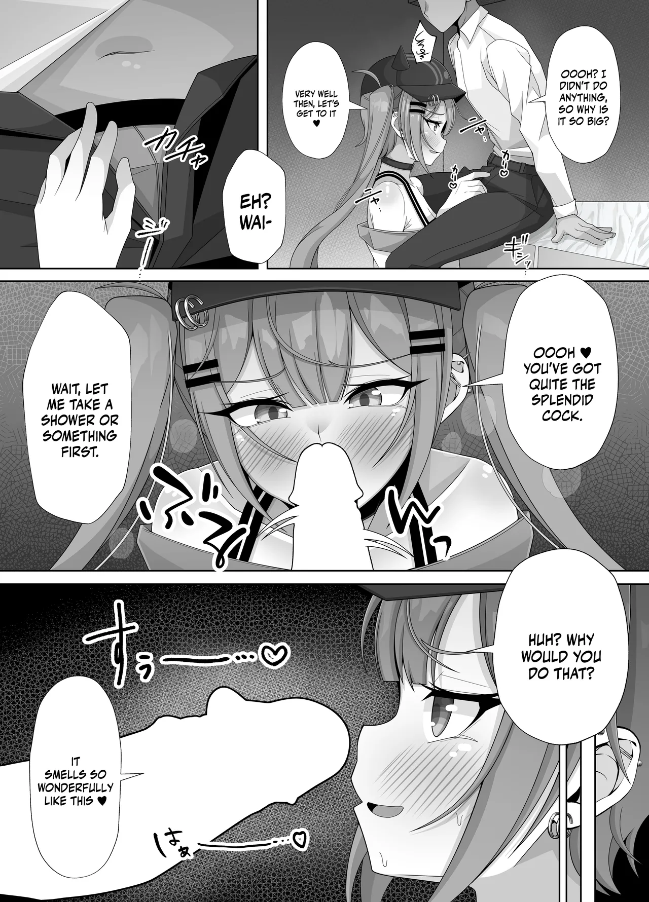 [Hokahoka Ofuton Club (Nisanka Futon)] Tokoyami Towa no Ochinchin Jiyuu Kenkyuu! | Tokoyami Towa's Free Dick Research! (Tokoyami Towa) [English] {Doujins.com} [Digital] 画像番号 4