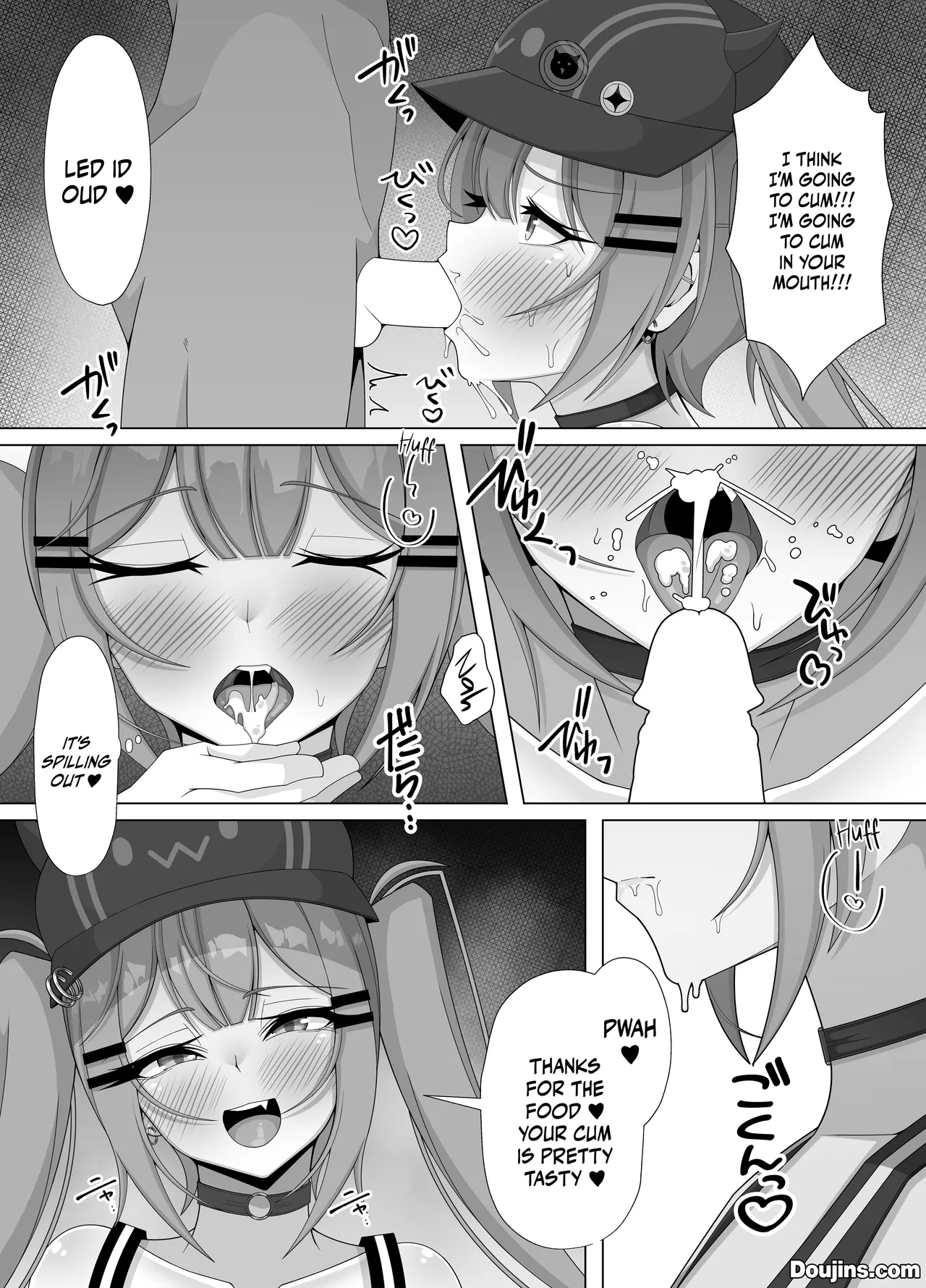 [Hokahoka Ofuton Club (Nisanka Futon)] Tokoyami Towa no Ochinchin Jiyuu Kenkyuu! | Tokoyami Towa's Free Dick Research! (Tokoyami Towa) [English] {Doujins.com} [Digital] 画像番号 7