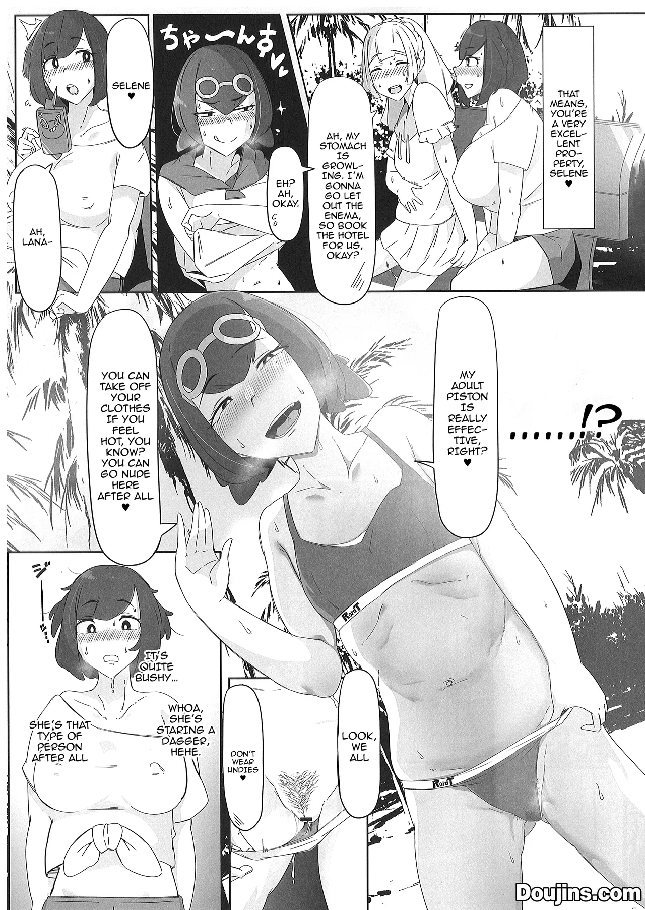 (C105) [Rakuen Danchi (Kotomatsu Tamo)] Alola Chihou no Yariman Oyako | The Slutty Mother And Daughter In The Alolan Countryside (Pokémon Sun and Moon) [English] {Doujins.com} Bildnummer 14