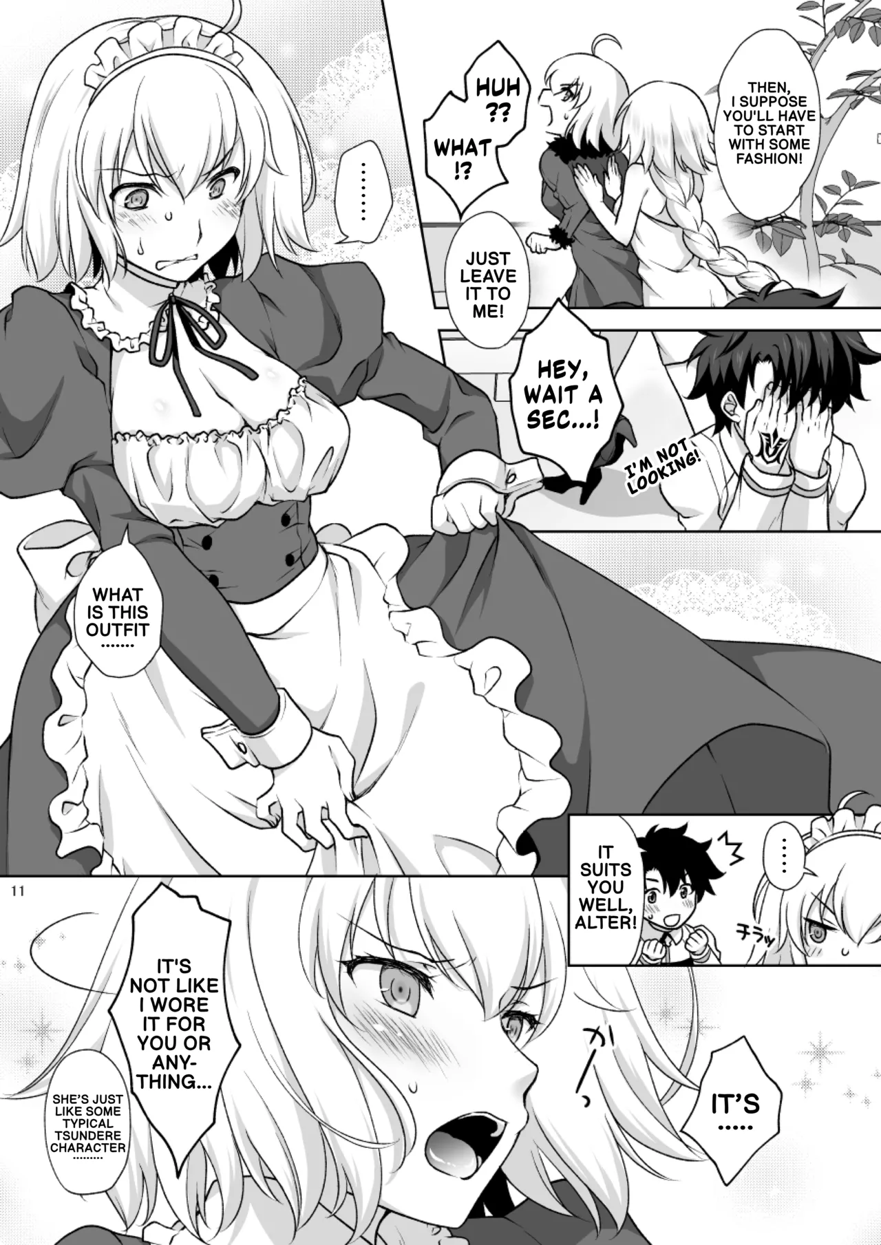 [Marimoya (Mori Marimo)] Chaldea Girls Collection W Jeanne Maid de Gohoushi | Chaldea Girls Collection double Jeanne serving as maids (Fate/Grand Order) [English] [Digital] 10eme image