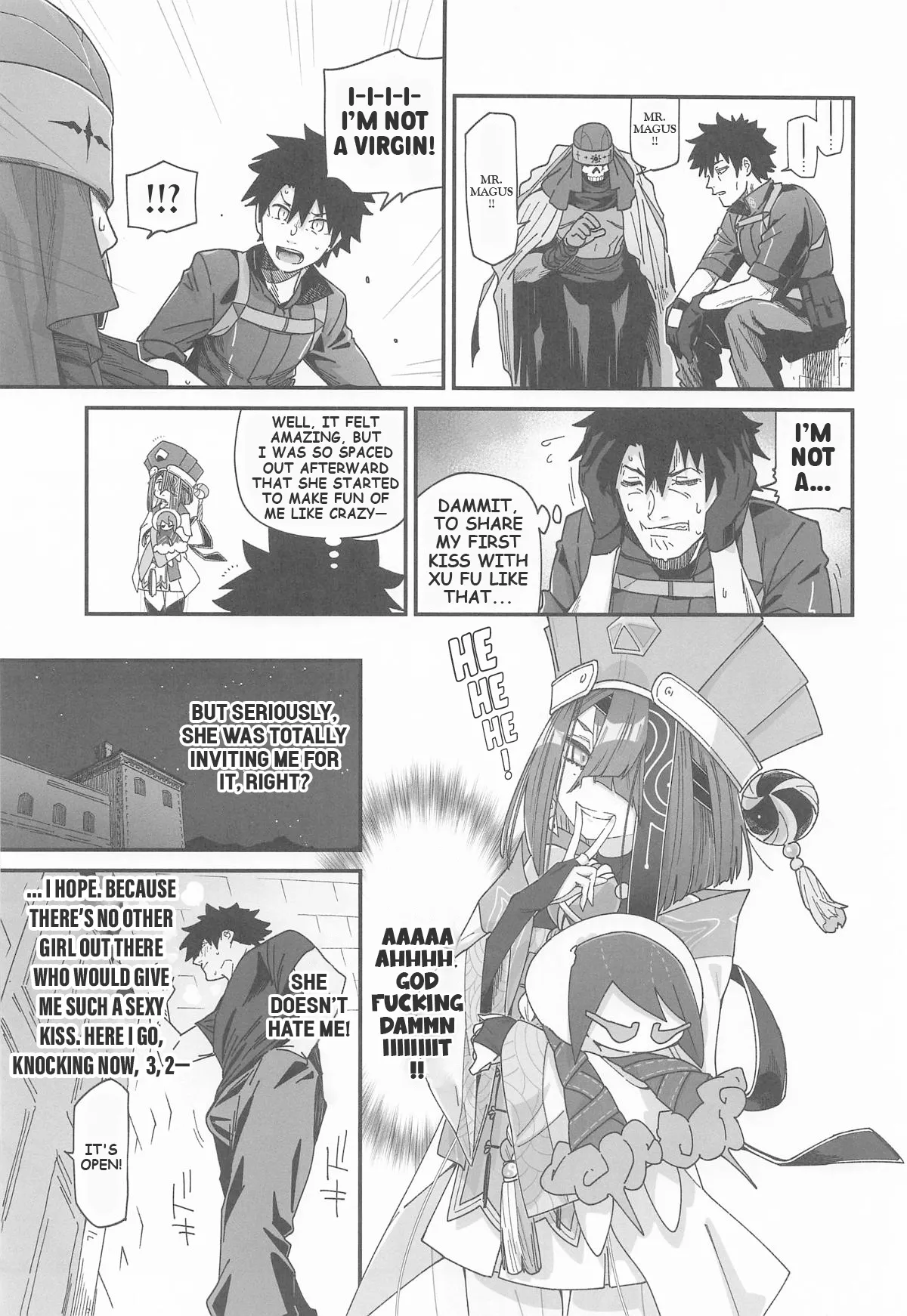 (C107) [Sarpaccio (Waira)] Xufu-chan no Karada nanka Kyoumi Naiyai!! in Traum | I'm not interested in Xu Fu's body, I’m telling you!! In Traum (Fate/Grand Order) [English] numero di immagine  10