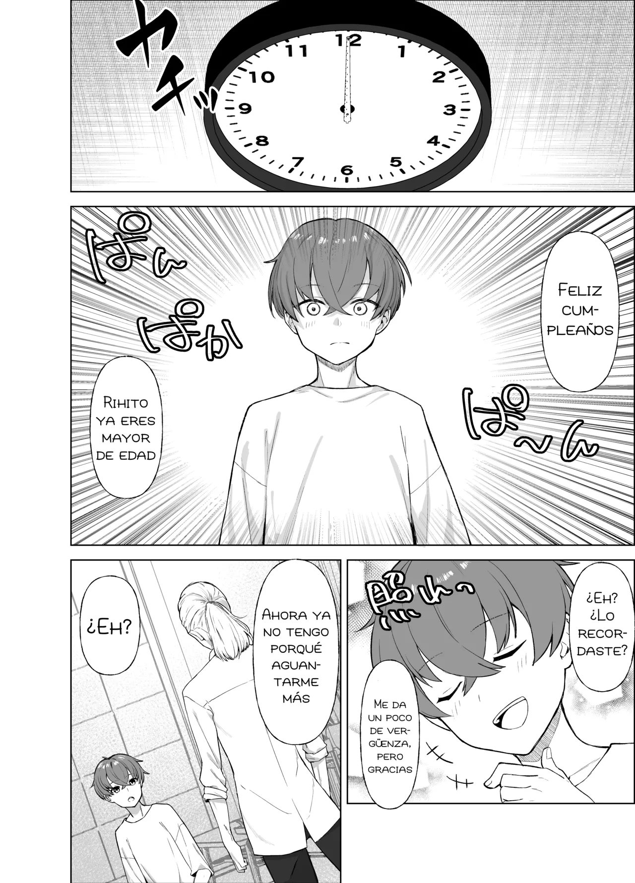 [Imokenpi Kinenbi] Uso TS ~Shinjiteita Shinyuu ga Boku no Doutei o Nerau Dosukebe Inma datta Hanashi~｜Mentira TS ~La Historia De Cómo Mi Mejor Amigo, En Quien Confiaba, Resultó Ser Una Súcubo~ [Spanish] [Blacklabel Scan] image number 8