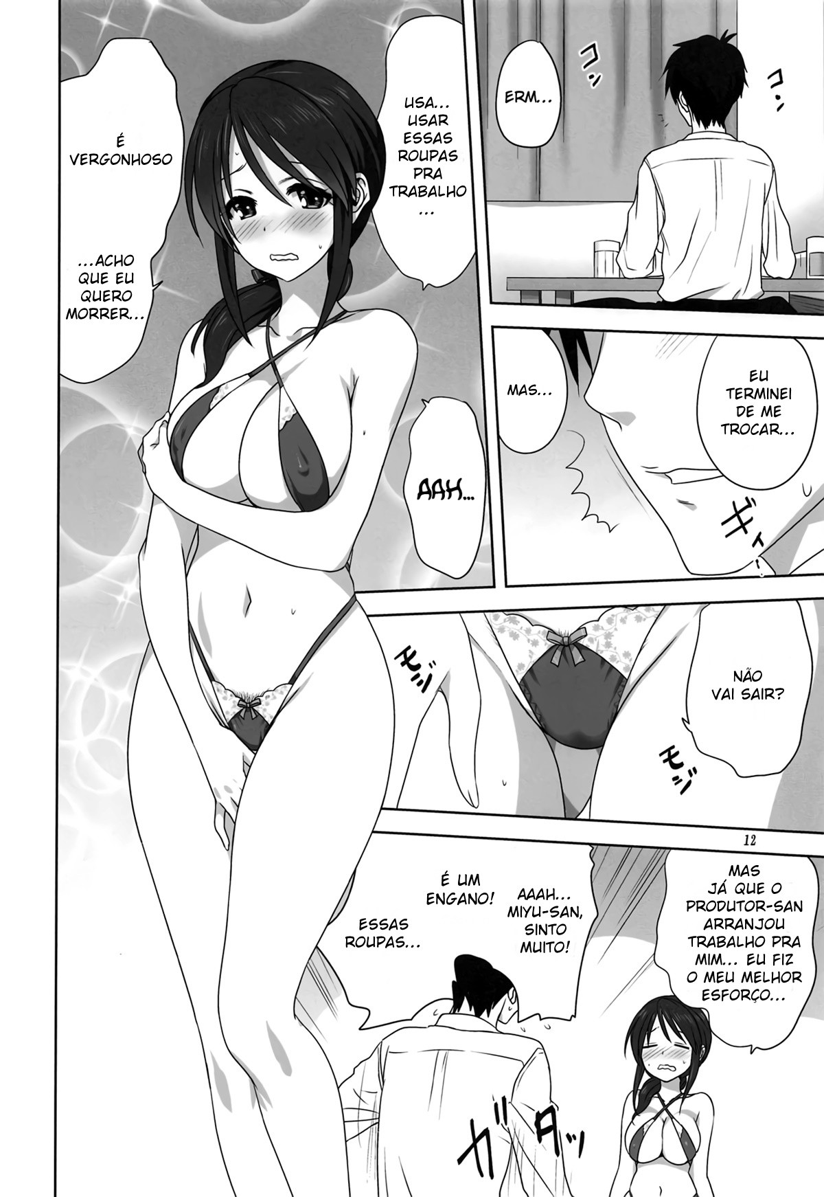 [Mitarashi Club (Mitarashi Kousei)] Miyu to P no Oshigoto | O Trabalho da Miyu e do P (THE IDOLM@STER CINDERELLA GIRLS) [Portuguese-BR] [DiegoVPR] imagen número 11