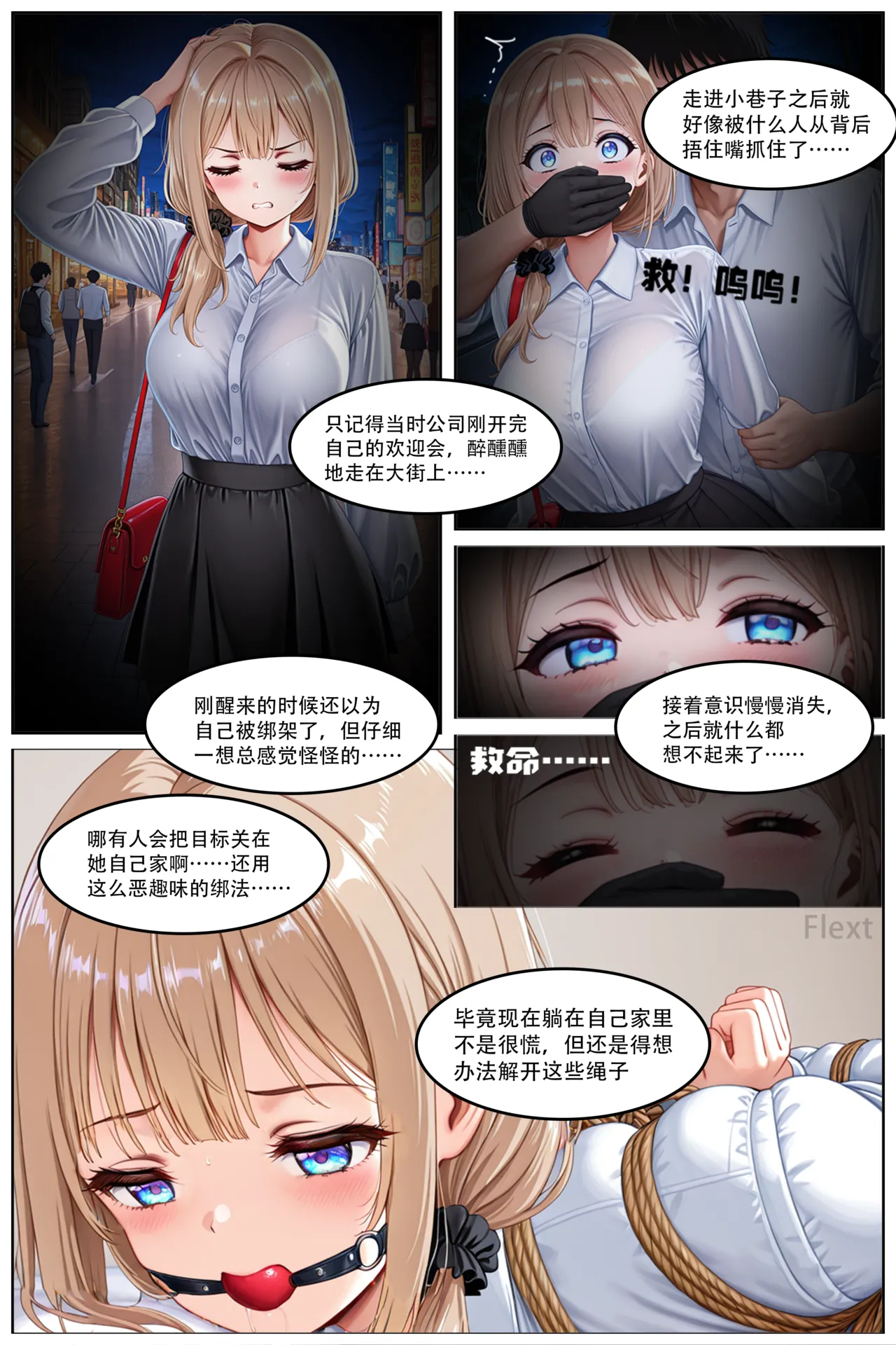 [Flext] 坠入绳欲 Chapter 1 [Chinese] [AI generated] 画像番号 6