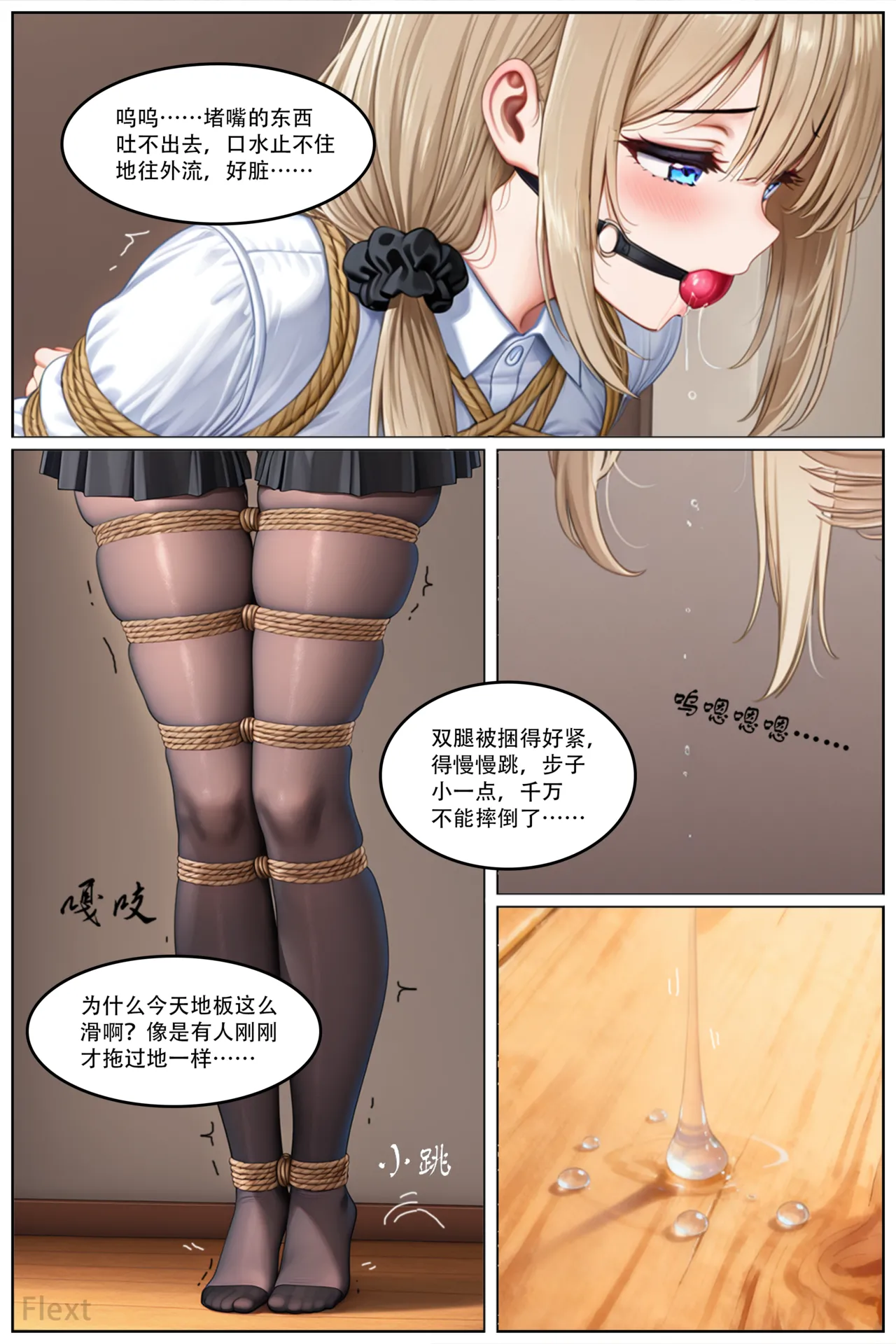 [Flext] 坠入绳欲 Chapter 1 [Chinese] [AI generated] 画像番号 12