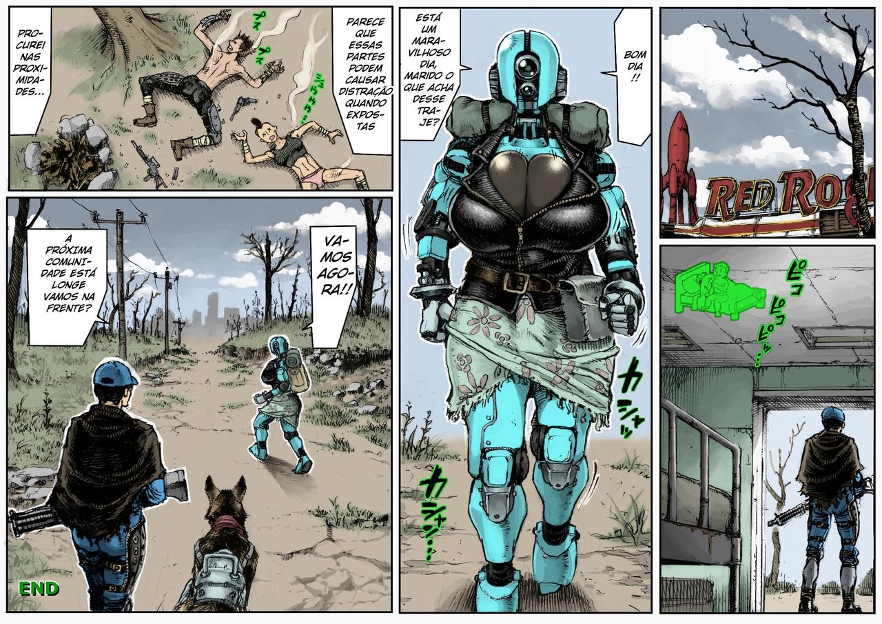 [Double Deck Seisakujo (Double Deck)] MECHANICAL TEMPTS (Fallout 4) [Portuguese-BR][Colorized] [Decensored] 画像番号 19