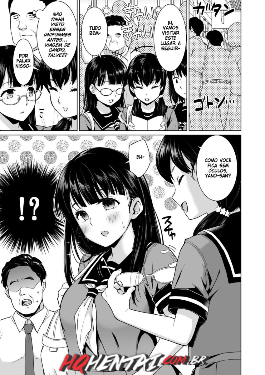 [F Taku (Anma)] Iya da to Ienai Jimikei Shoujo to Chikan Densha [Portuguese-BR] [Ninjaboy] [Digital] numero di immagine  2