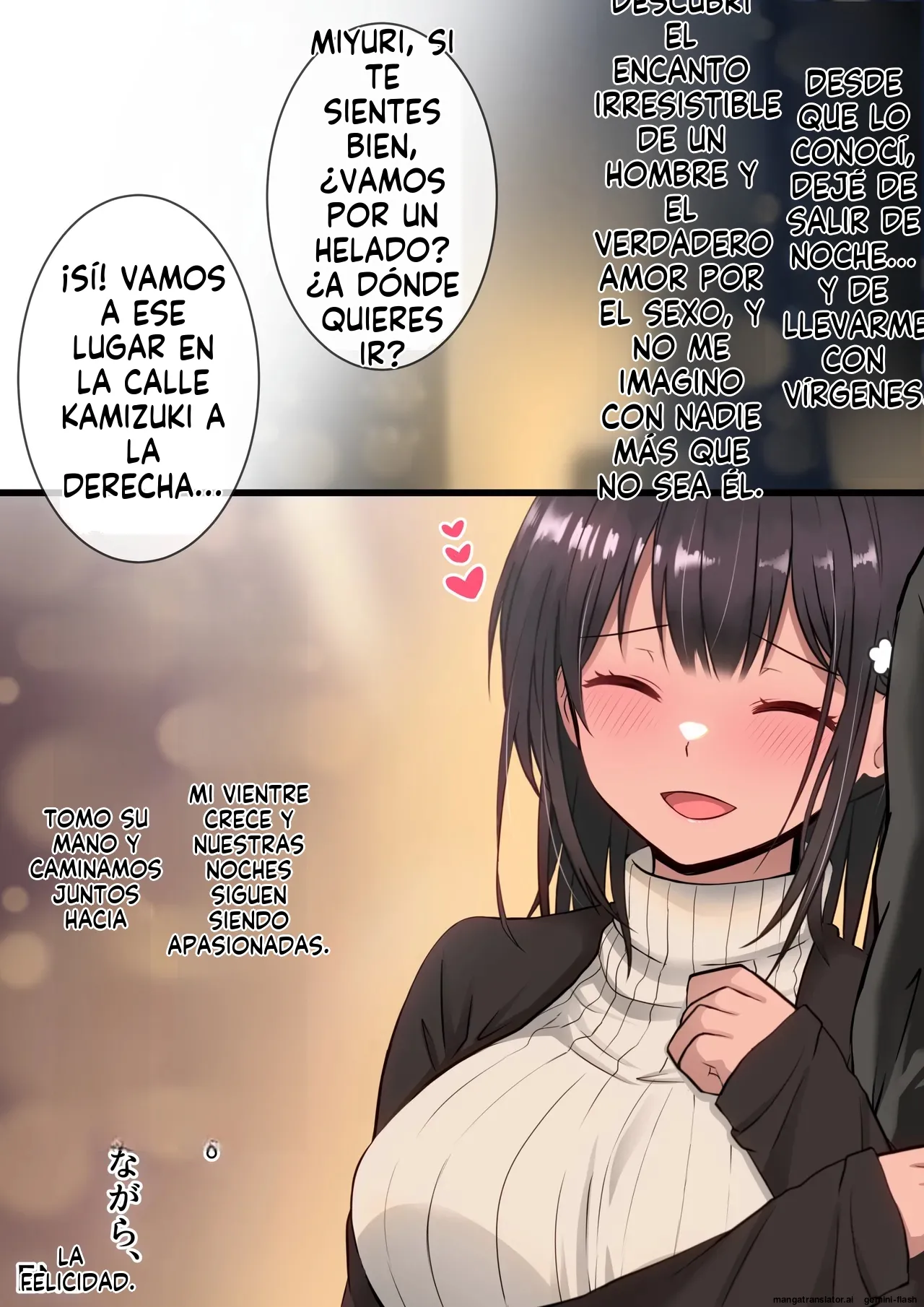 Doutei Daisuki Jogakusei-chan, Zetsurin Doutei ni Haiboku suru (Spanish) MTL image number 95