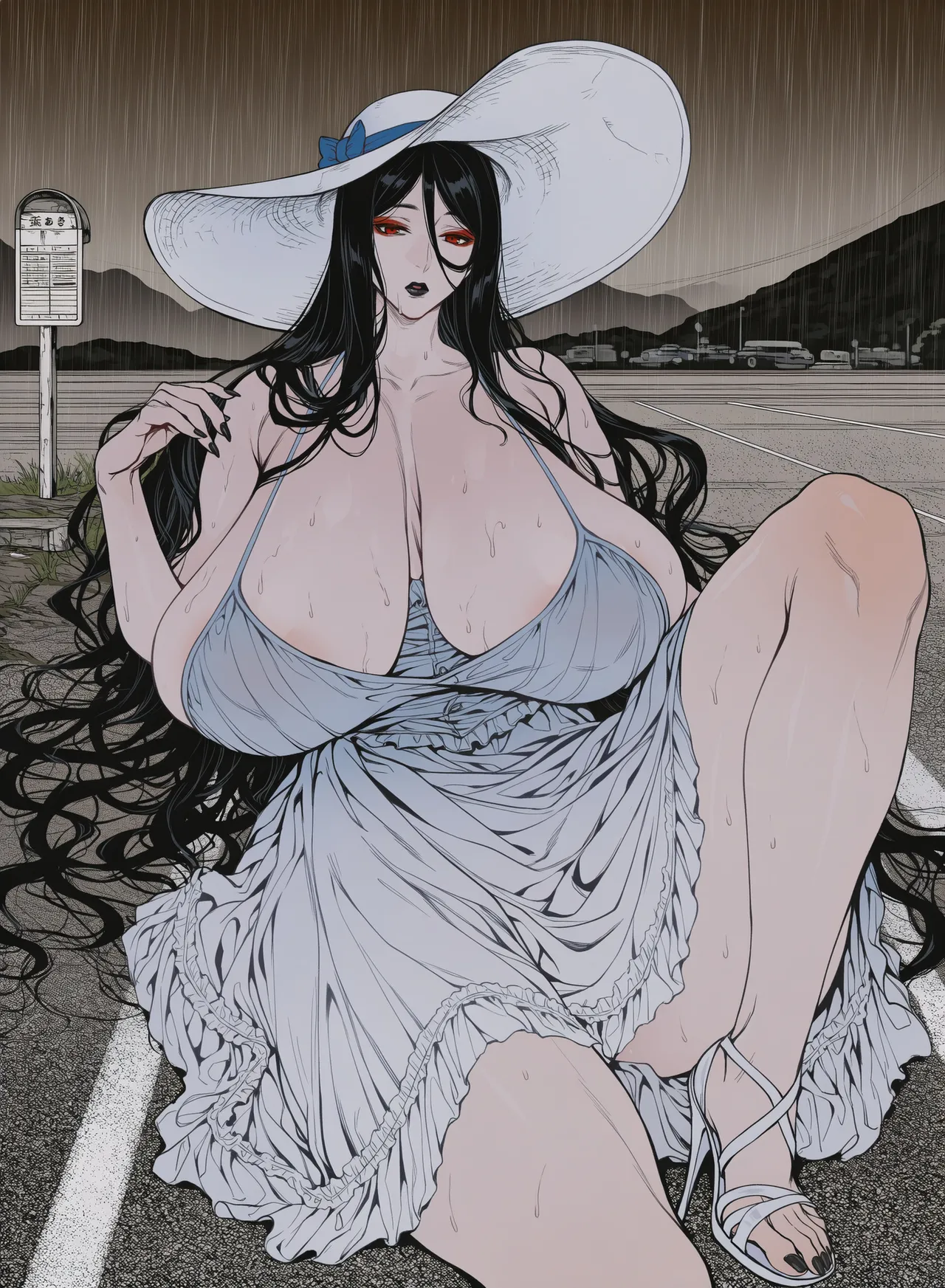 xXxBATxXx IMILF Hasshaku-sama & Sadako [AI Generated] numero di immagine  62