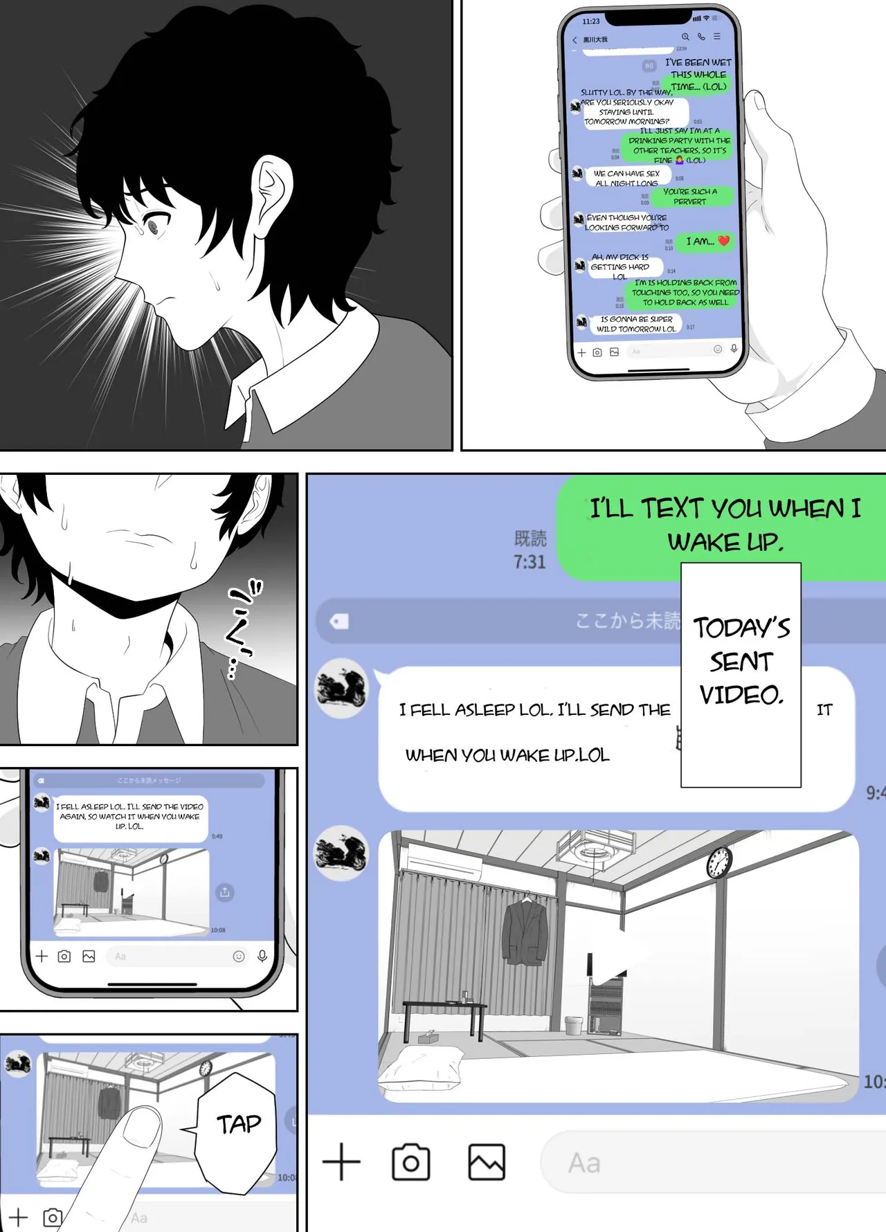 [Studio Macaron (Moeyama P-Man)] Houkago ni Ochita Haha - SmaPho ni Nokosareta Kiroku  | Fallen mother after school [Engslish] [toidaden] imagen número 69