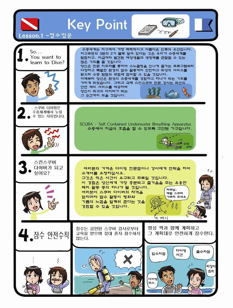 제니와 은지의 스쿠버 다이빙 배우기 이미지 번호 8