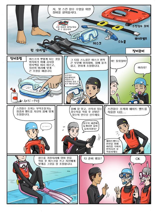 제니와 은지의 스쿠버 다이빙 배우기 이미지 번호 25