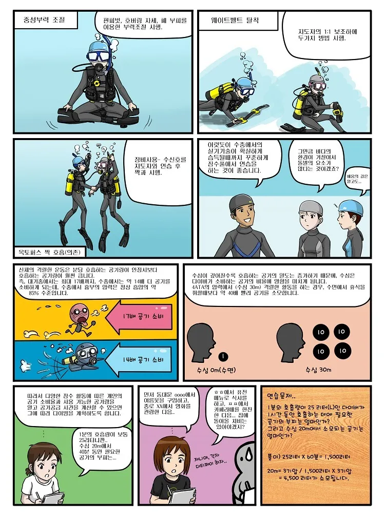 제니와 은지의 스쿠버 다이빙 배우기 이미지 번호 86