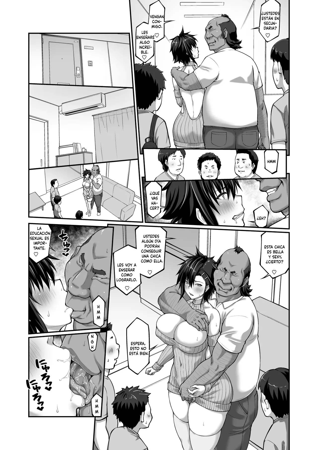 [ClimbCrown] Nakadashi Oji-san ni Nerawareta Mesu wa Nigeru Koto ga Dekinai ~Fujitomo Megumi Hen 4~ [Spanish] [Digital] imagen número 12