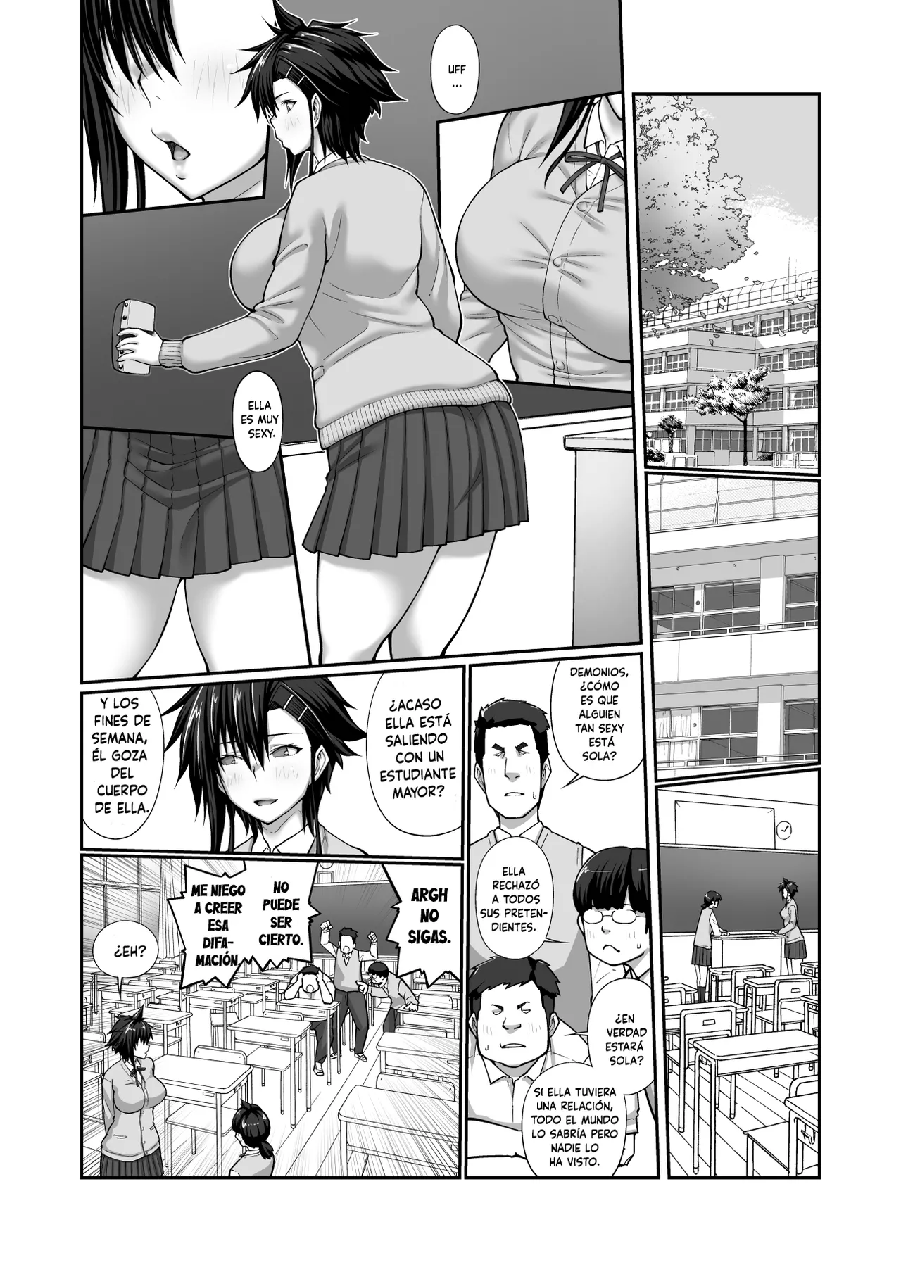 [ClimbCrown] Nakadashi Oji-san ni Nerawareta Mesu wa Nigeru Koto ga Dekinai ~Fujitomo Megumi Hen 4~ [Spanish] [Digital] imagen número 31