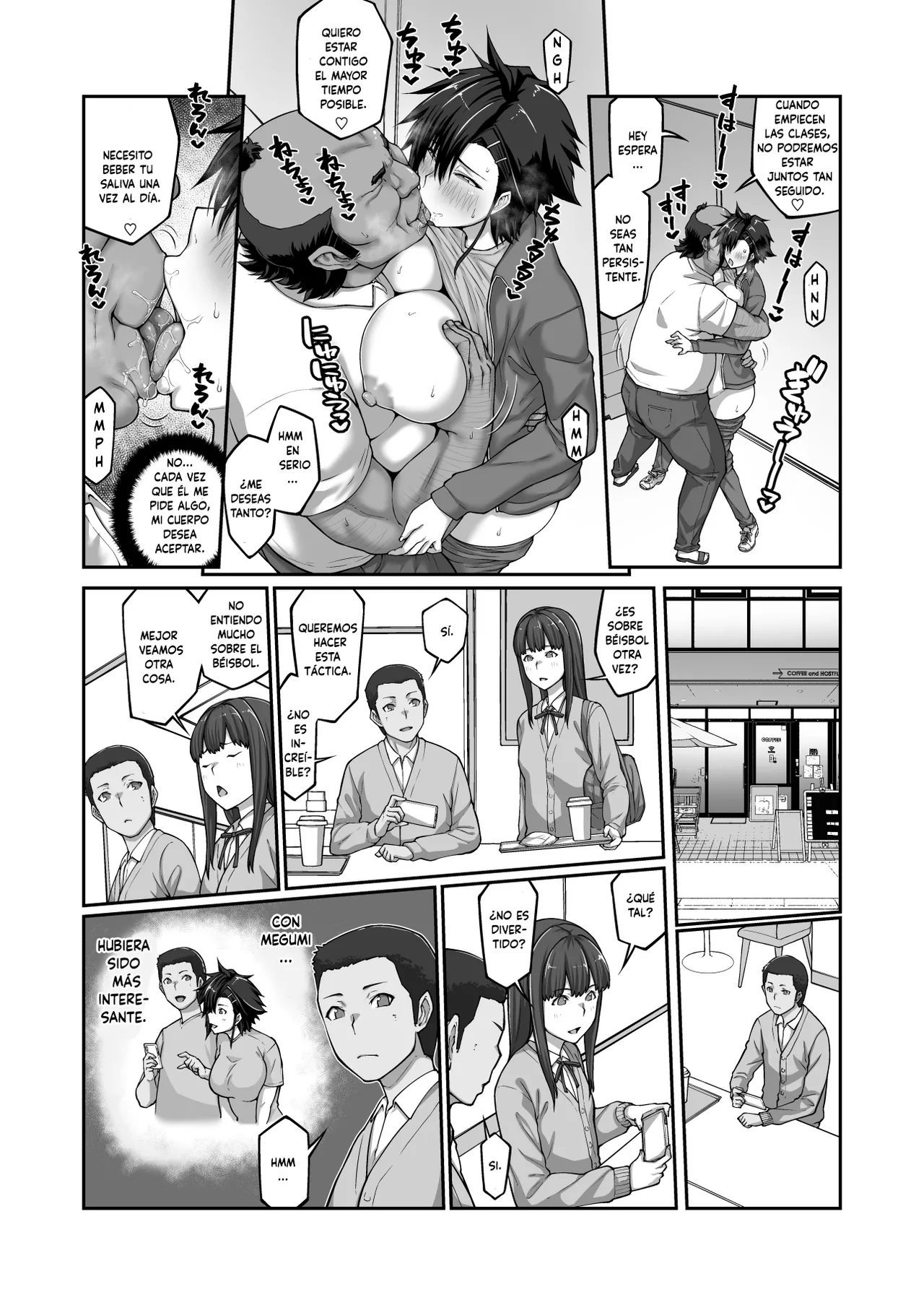 [ClimbCrown] Nakadashi Oji-san ni Nerawareta Mesu wa Nigeru Koto ga Dekinai ~Fujitomo Megumi Hen 4~ [Spanish] [Digital] imagen número 33