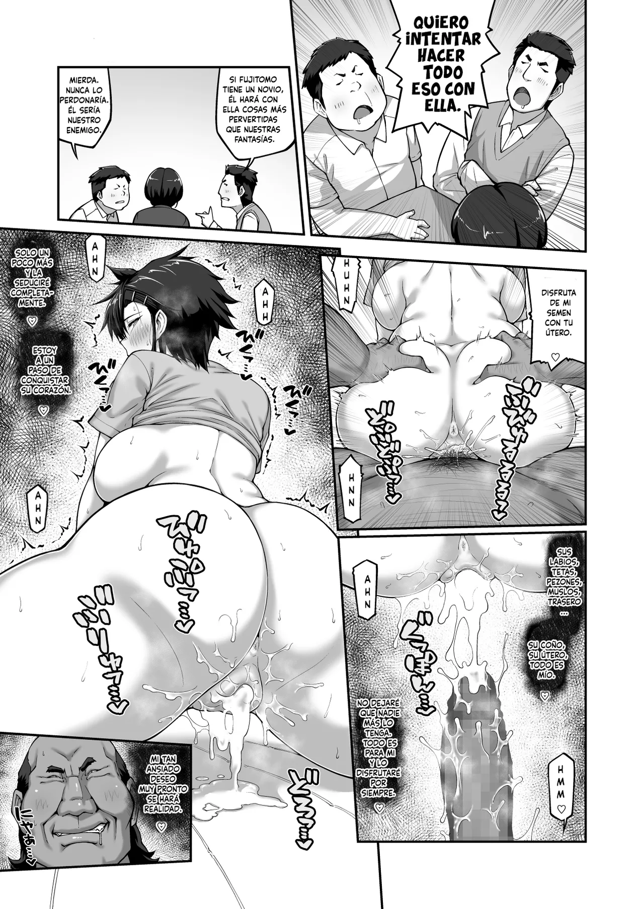 [ClimbCrown] Nakadashi Oji-san ni Nerawareta Mesu wa Nigeru Koto ga Dekinai ~Fujitomo Megumi Hen 4~ [Spanish] [Digital] imagen número 44