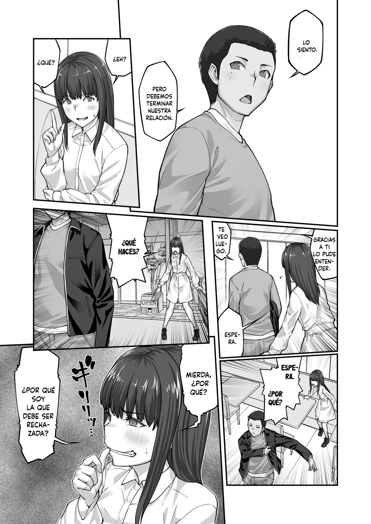 [ClimbCrown] Nakadashi Oji-san ni Nerawareta Mesu wa Nigeru Koto ga Dekinai ~Fujitomo Megumi Hen 4~ [Spanish] [Digital] imagen número 48