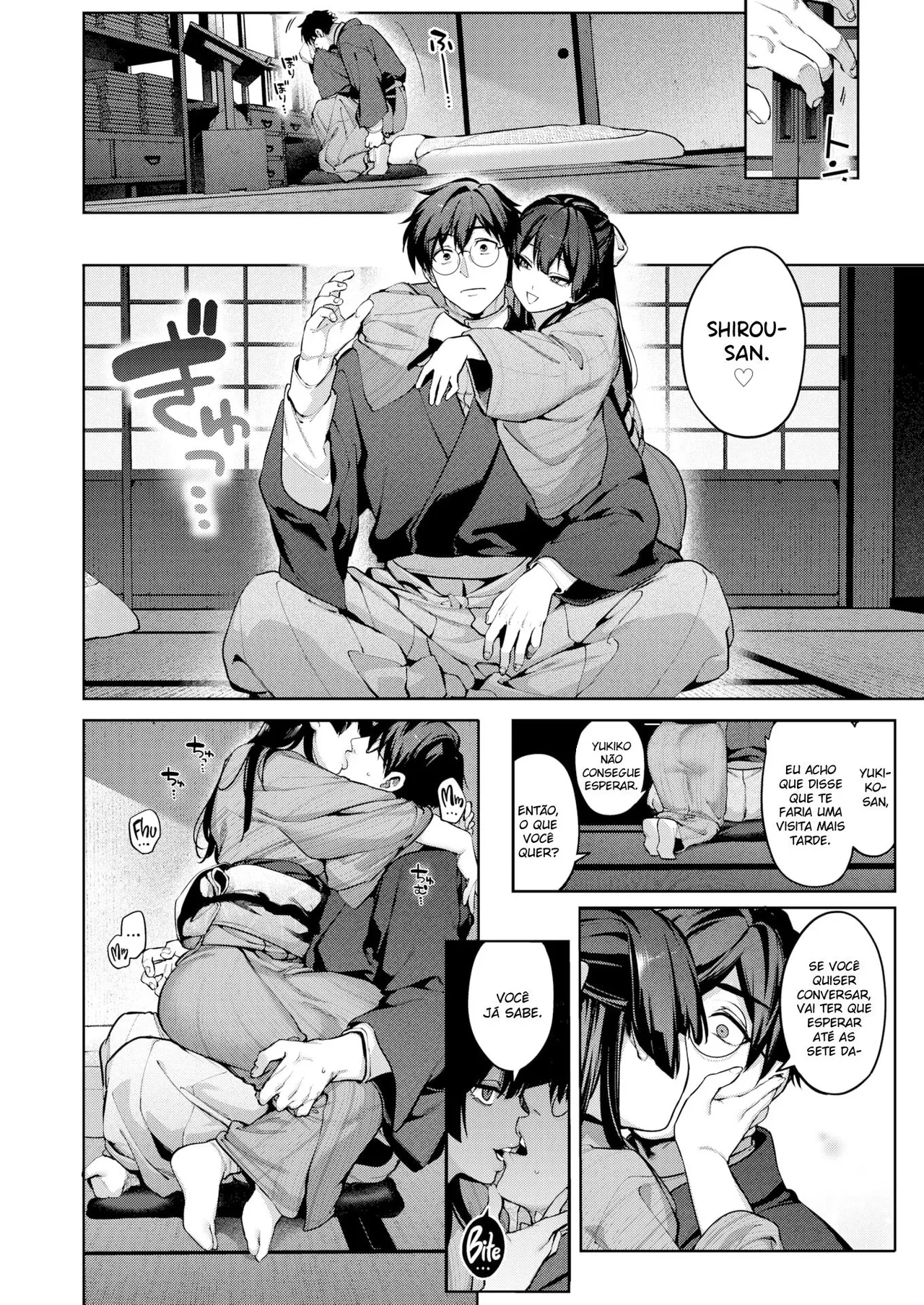 [Tamabon] Hari no Kakeochi -Zenpen- (COMIC Kairakuten 2024-12) [Portuguese-BR] 图片编号 6