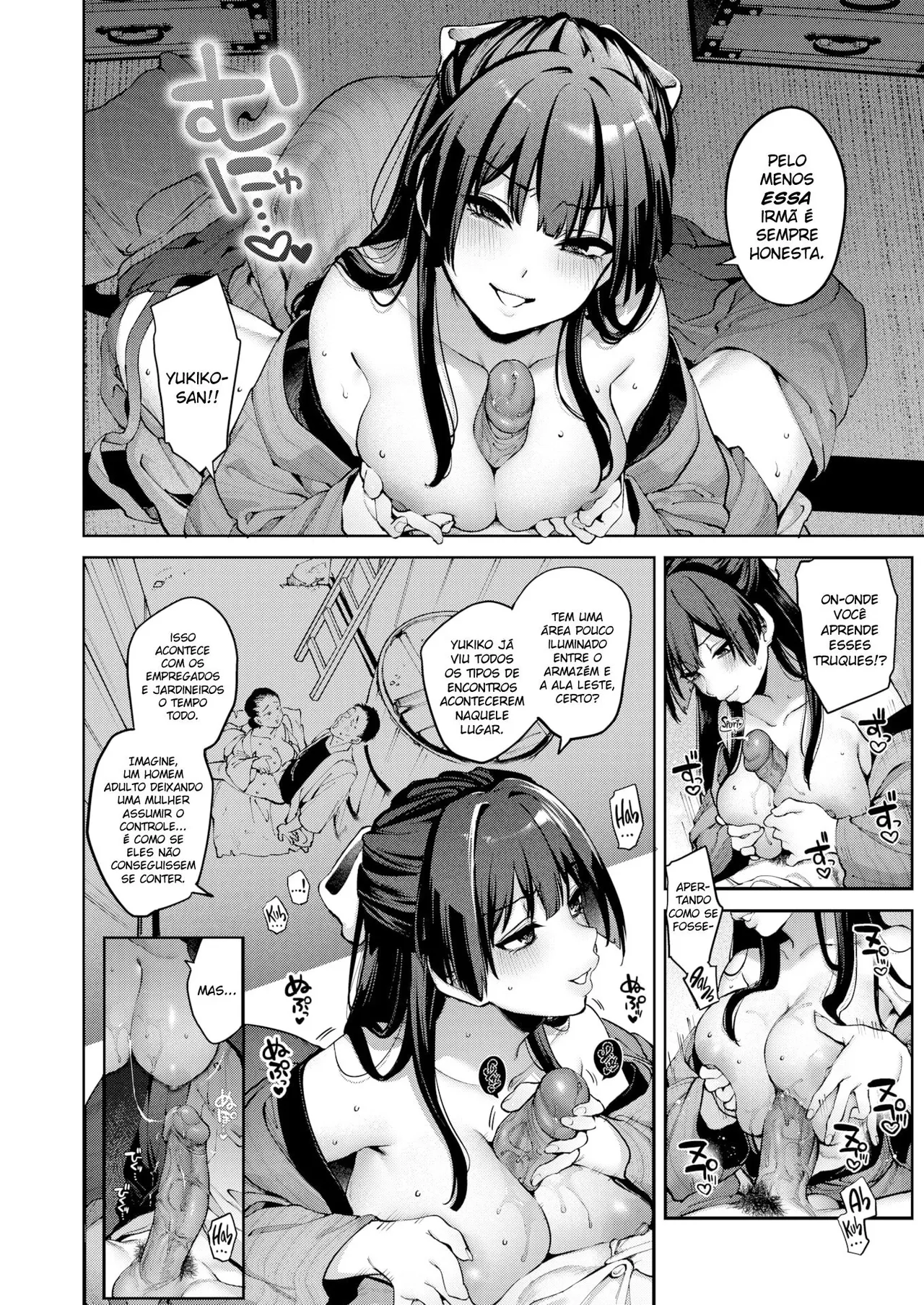 [Tamabon] Hari no Kakeochi -Zenpen- (COMIC Kairakuten 2024-12) [Portuguese-BR] 图片编号 8