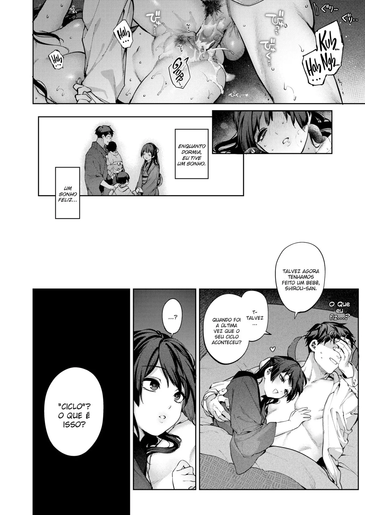 [Tamabon] Hari no Kakeochi -Zenpen- (COMIC Kairakuten 2024-12) [Portuguese-BR] 图片编号 26