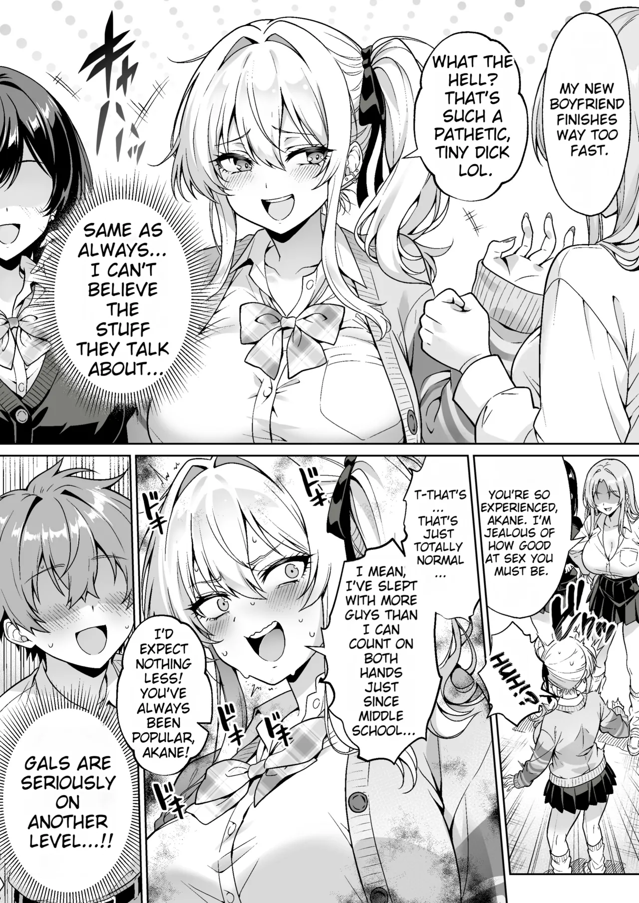 [Hechima Koubou (Mangetsu Wasabi)] The Cheeky Gal in Class Was a Virgin The Story of Raw Insertion, Climaxing, and Creampie on Our First Time [English][MTL]] image number 3