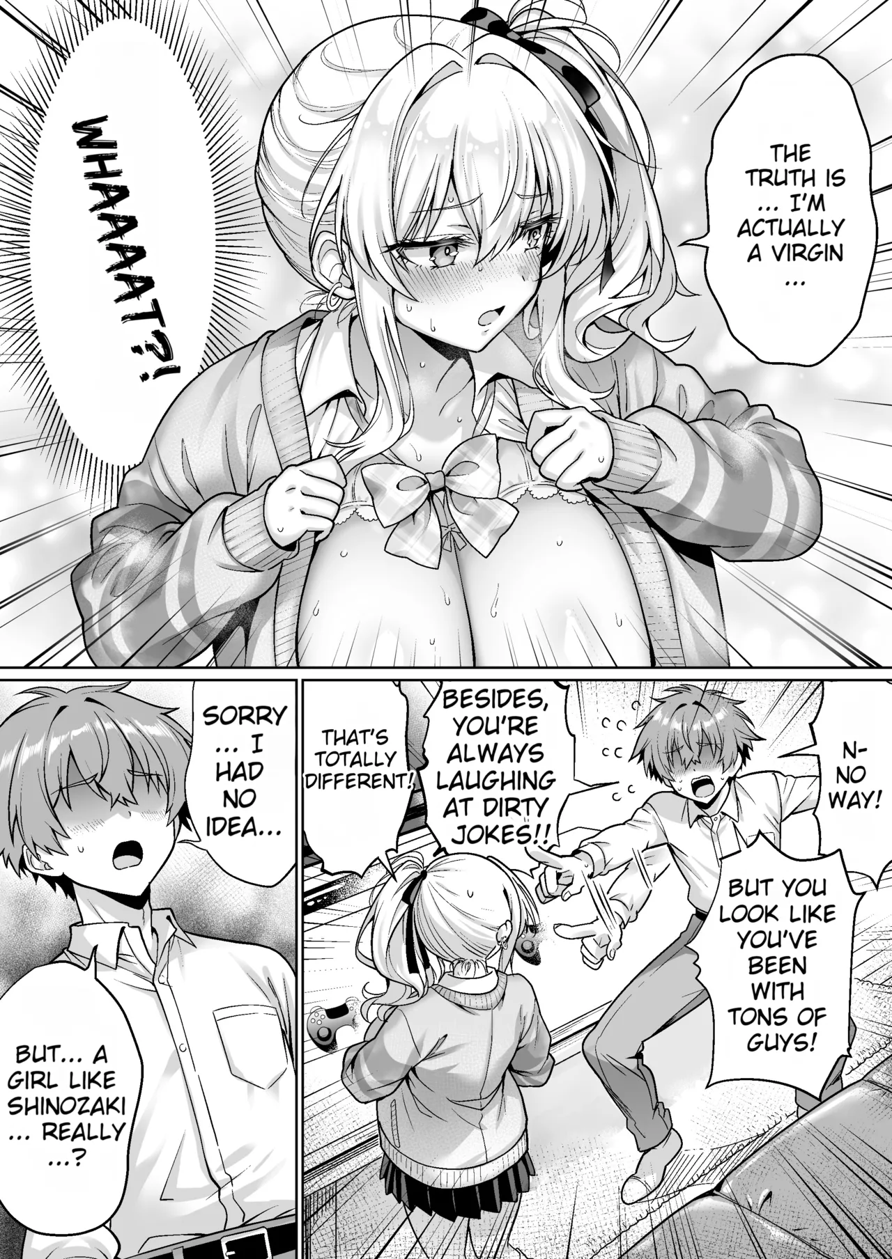 [Hechima Koubou (Mangetsu Wasabi)] The Cheeky Gal in Class Was a Virgin The Story of Raw Insertion, Climaxing, and Creampie on Our First Time [English][MTL]] image number 14