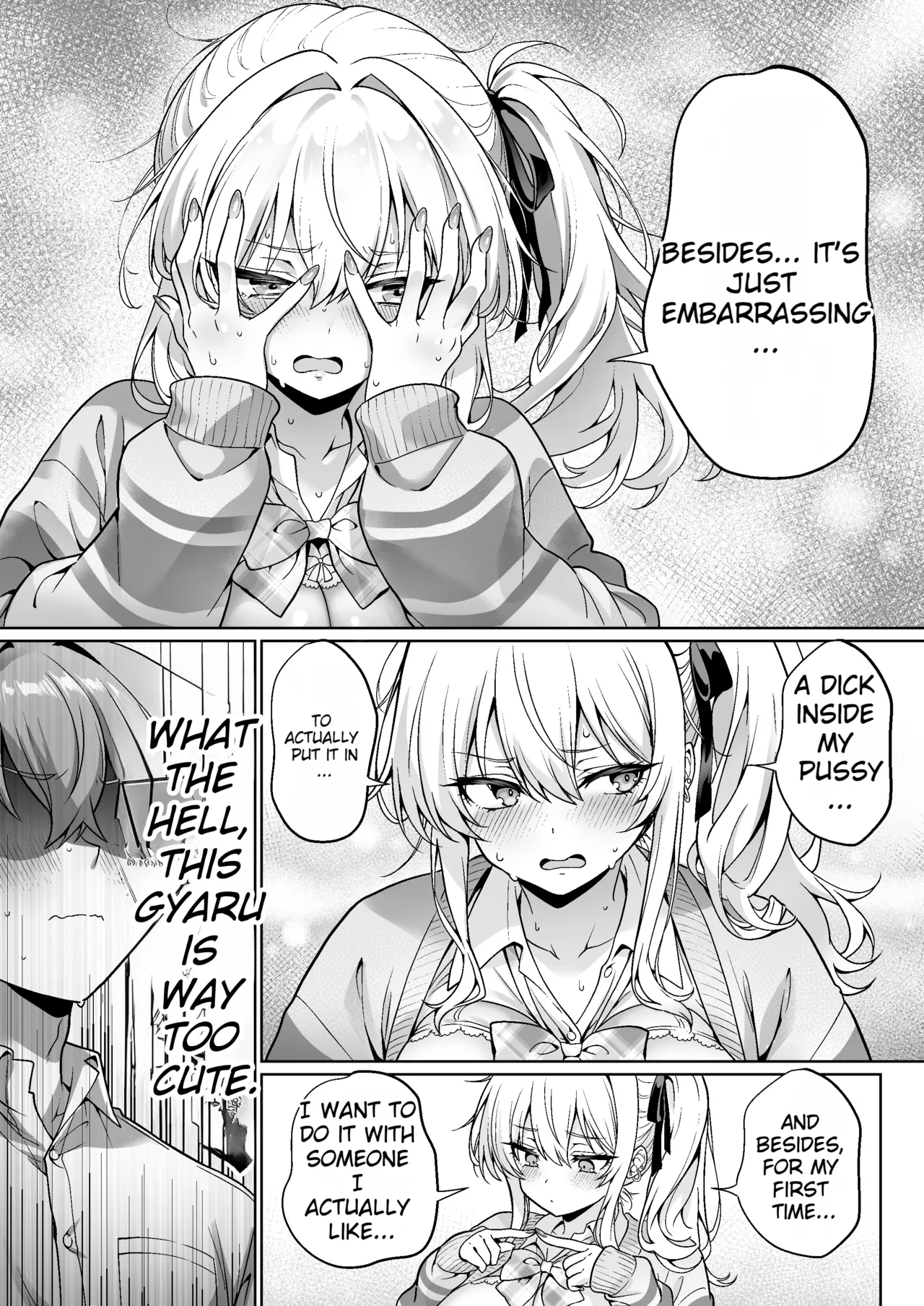 [Hechima Koubou (Mangetsu Wasabi)] The Cheeky Gal in Class Was a Virgin The Story of Raw Insertion, Climaxing, and Creampie on Our First Time [English][MTL]] image number 15