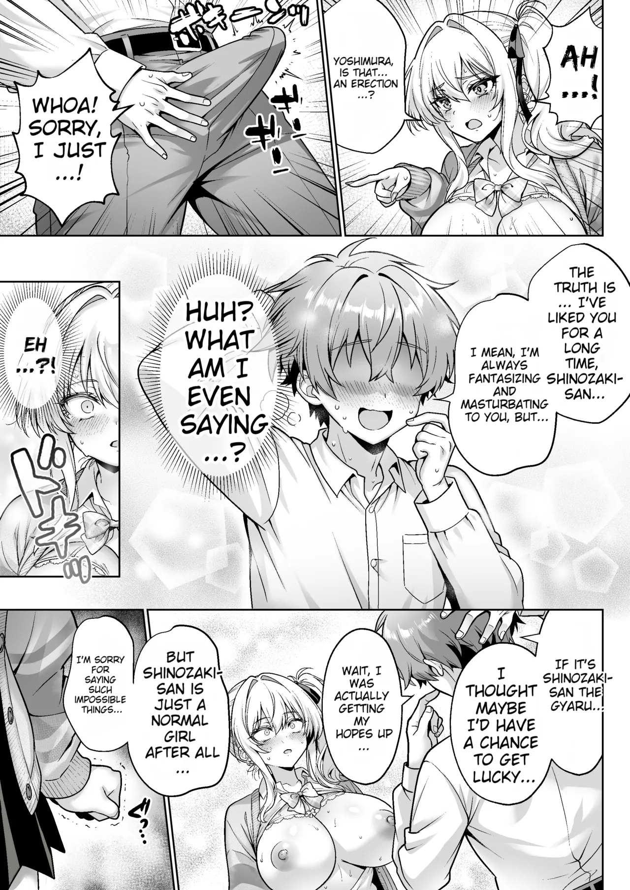 [Hechima Koubou (Mangetsu Wasabi)] The Cheeky Gal in Class Was a Virgin The Story of Raw Insertion, Climaxing, and Creampie on Our First Time [English][MTL]] image number 16