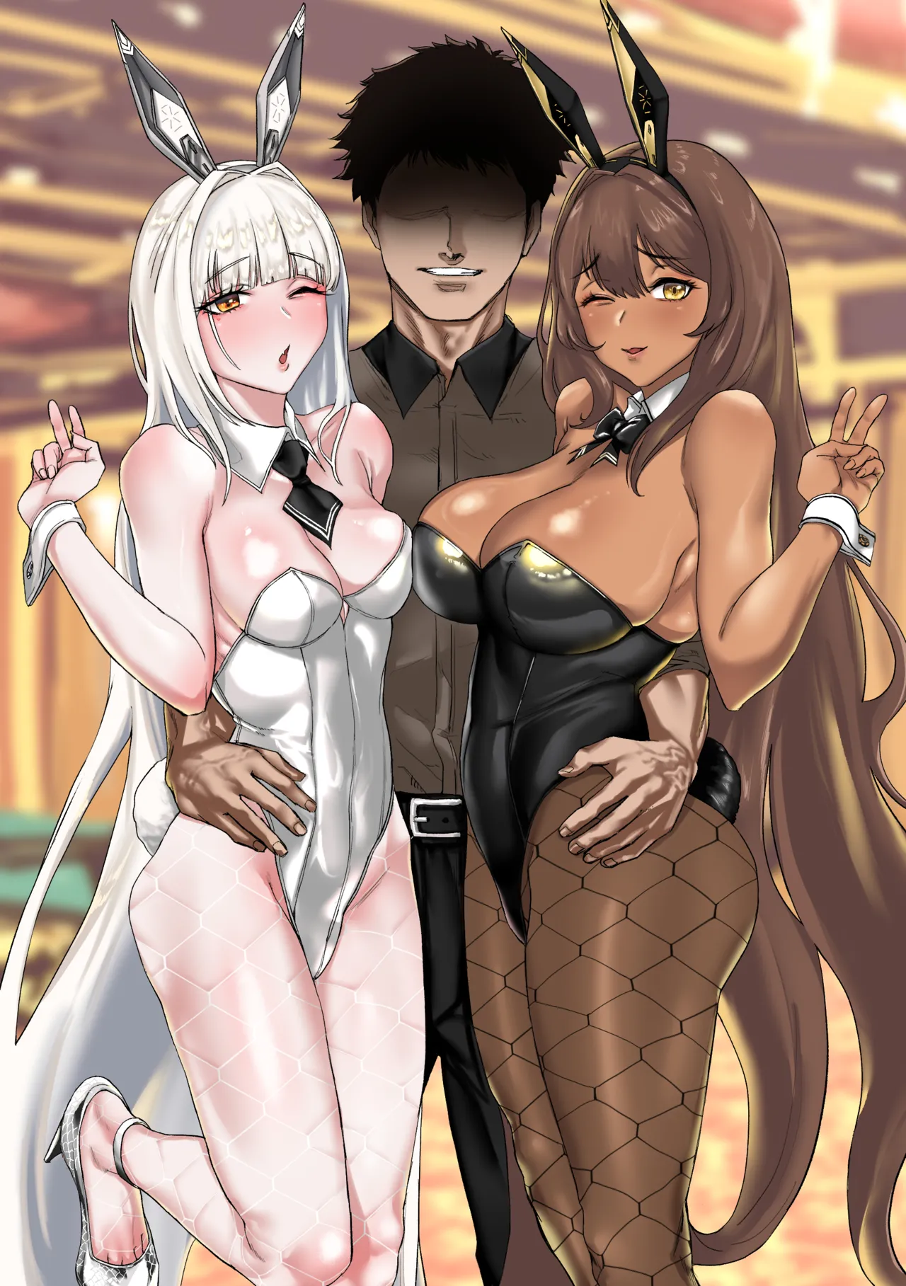 [SaltmuS (mus)] Twin Bunny's Extra Fortune Charge (Goddess of Victory Nikke) [Spanish] [Mapache Fansub] [Digital] Bildnummer 2