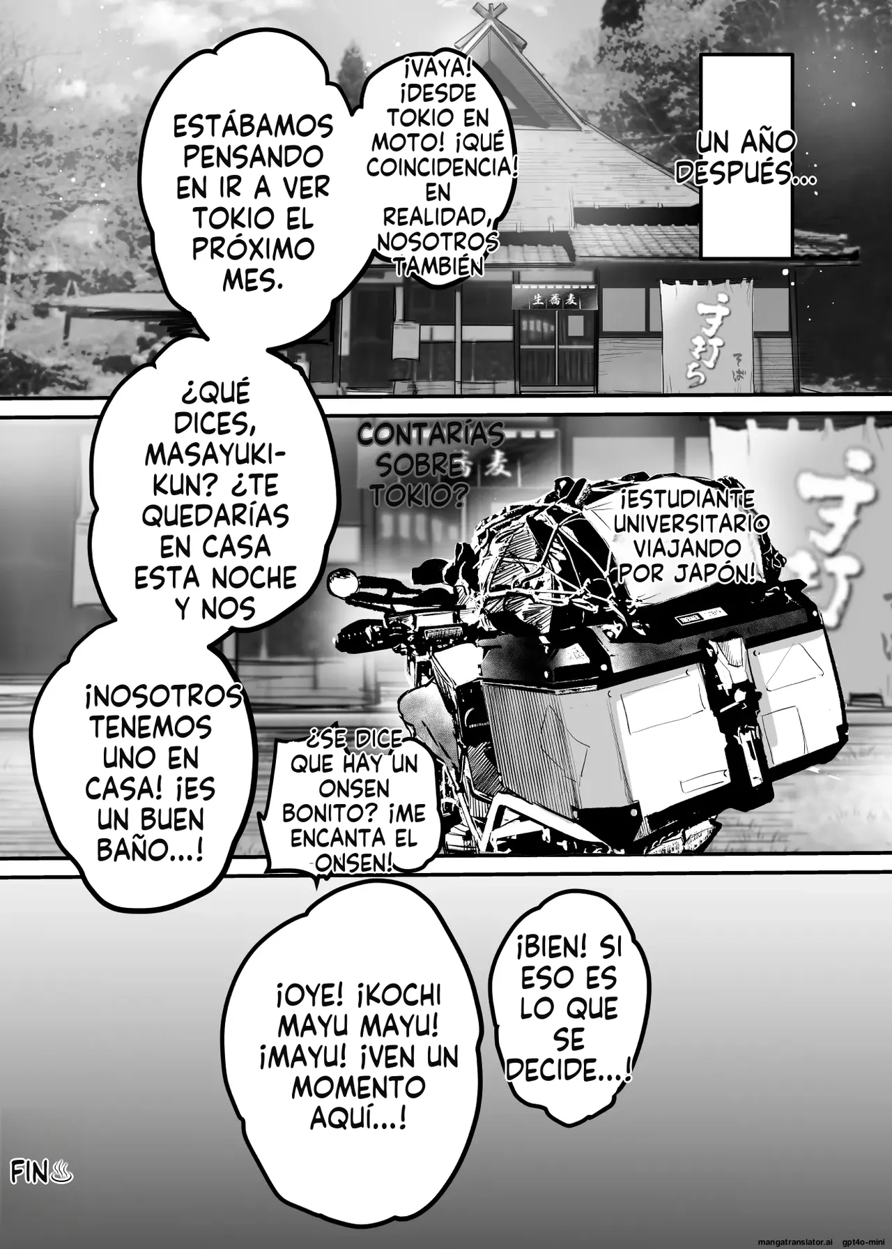 [Super Ichigo-chan (Misaoka)] Otoko Hitori Baiku Tabi ~Toge no Sobaya no Wakazuma Hen~｜Viaje en Moto en Solitario ~La Joven Esposa de la Tienda de Soba de la Colina~ [Spanish] [FallenSub] 图片编号 57