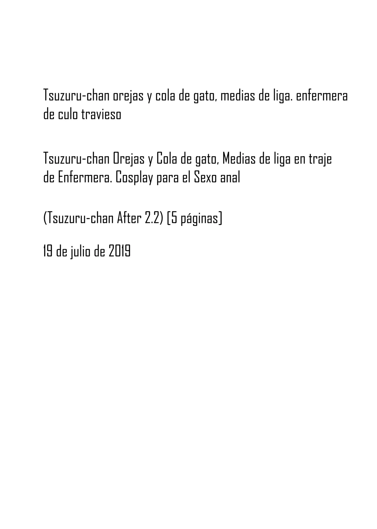 [Holiday Yasumi] Tsuzuru-chan After 2 [Spanish] [H man - Hazael] image number 7