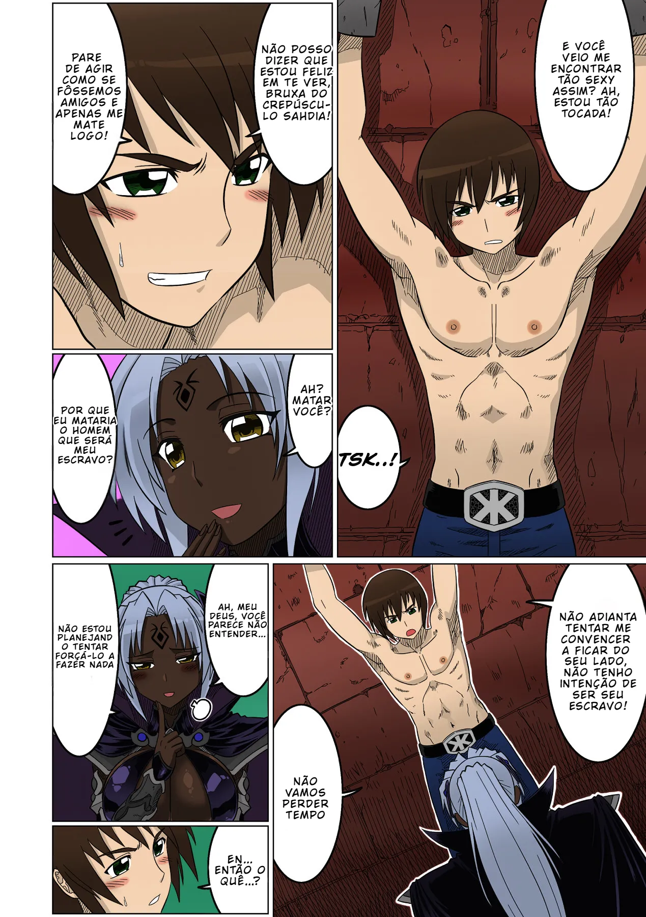 [LEYMEI] Dinner Time (Bitch Anthology Comic Vol. 1) [Portuguese] [Colorized] [Digital] numero di immagine  2