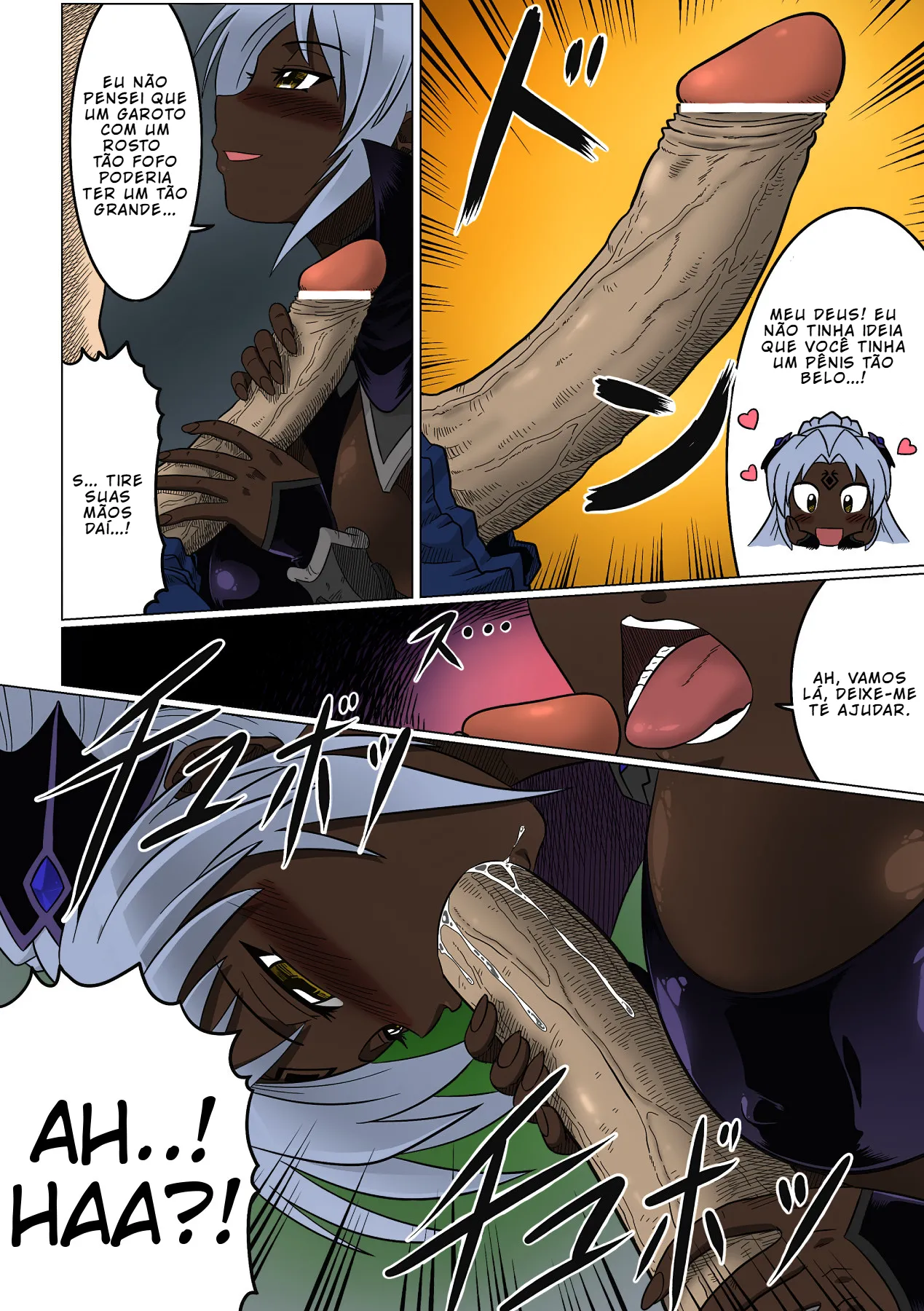 [LEYMEI] Dinner Time (Bitch Anthology Comic Vol. 1) [Portuguese] [Colorized] [Digital] numero di immagine  4