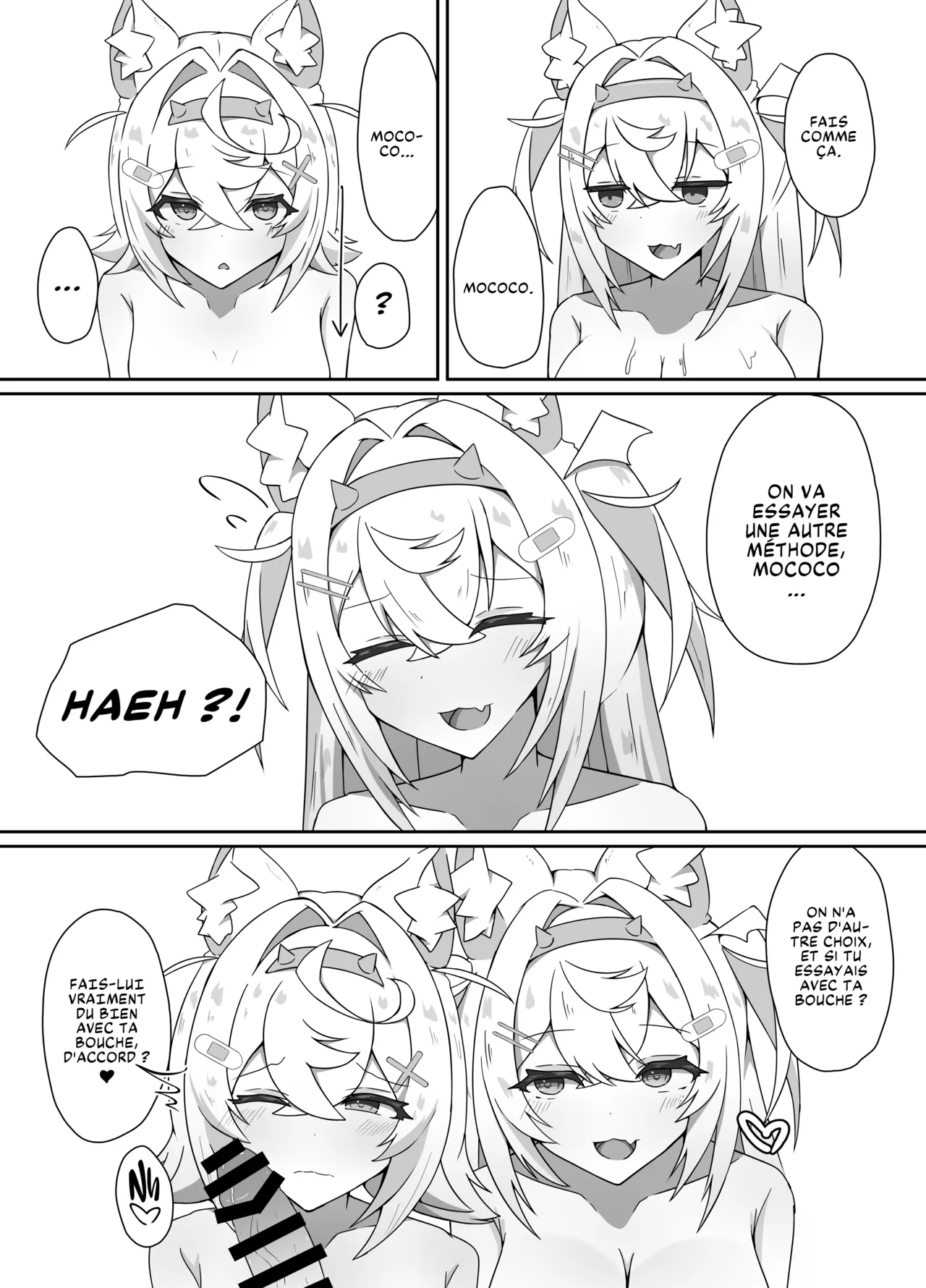 [Daiba Chaya] I'M NOT A BACKSEATER. I'M THE SUPERVISOR! | JE NE SUIS PAS UNE BACKSEATEUSE, JE SUIS LA SUPERVISEUSE ! (Fuwawa Abyssgard, Mococo Abyssgard) [French] [Les Poroïniens] [Digital] изображение № 8