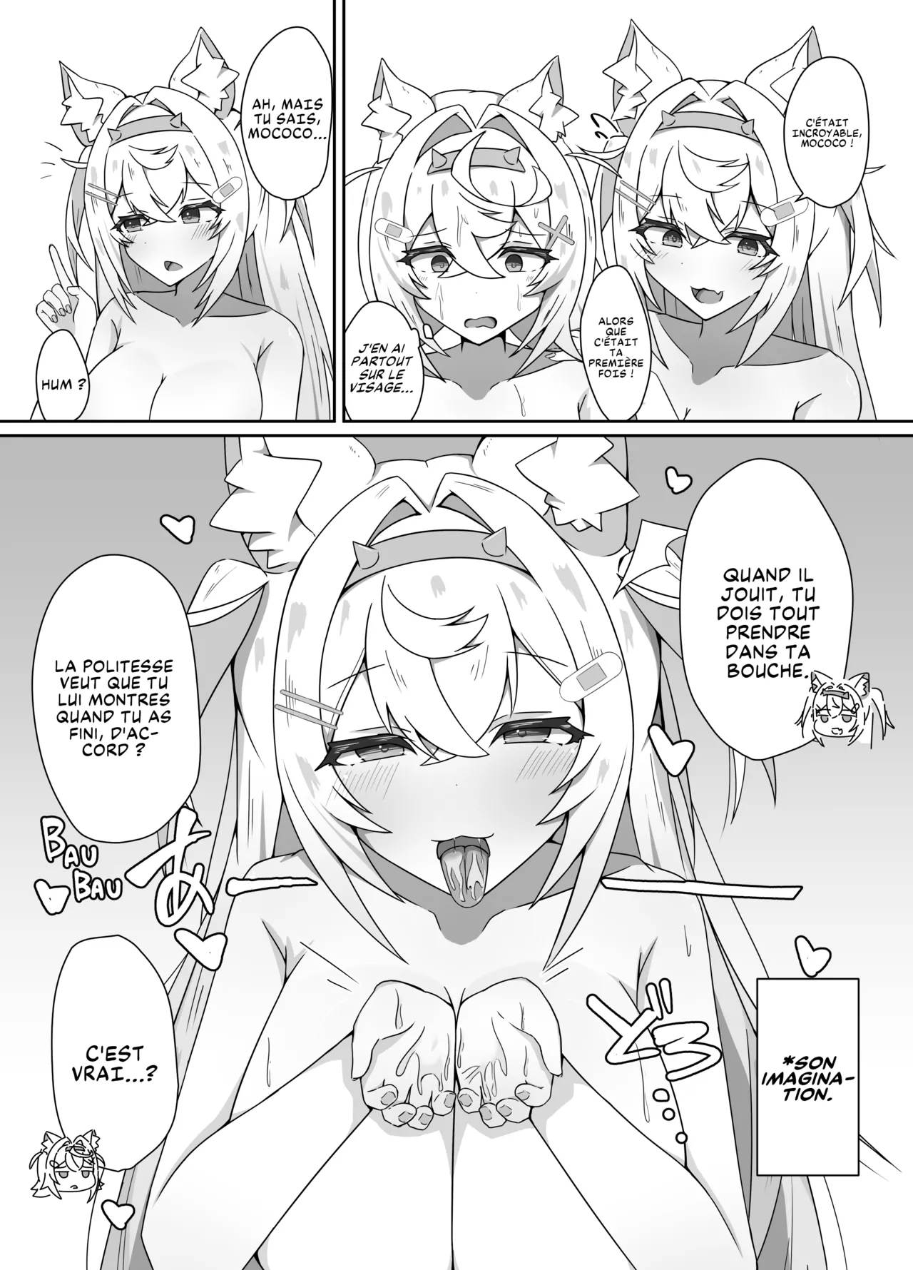 [Daiba Chaya] I'M NOT A BACKSEATER. I'M THE SUPERVISOR! | JE NE SUIS PAS UNE BACKSEATEUSE, JE SUIS LA SUPERVISEUSE ! (Fuwawa Abyssgard, Mococo Abyssgard) [French] [Les Poroïniens] [Digital] изображение № 11