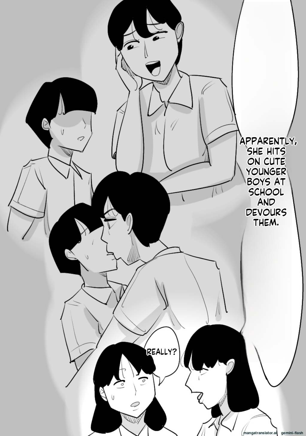 [Penchapen] A boyfriend who was stolen by a handsome, cool-looking woman [English] 画像番号 25