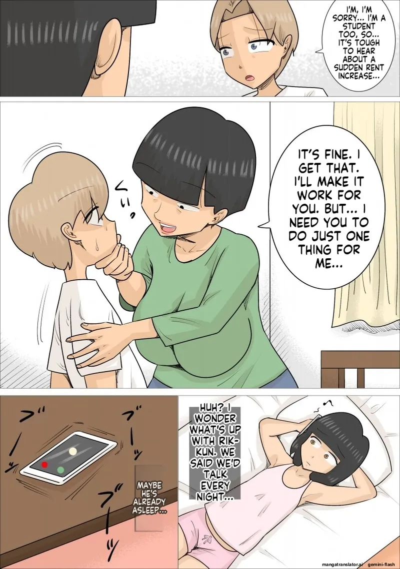 [Penchapen] A boyfriend who was stolen by three unattractive mature women speaking Kansai dialect (bob cut, fat, and underbite [English] 이미지 번호 10