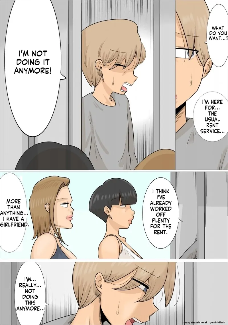 [Penchapen] A boyfriend who was stolen by three unattractive mature women speaking Kansai dialect (bob cut, fat, and underbite [English] 이미지 번호 46