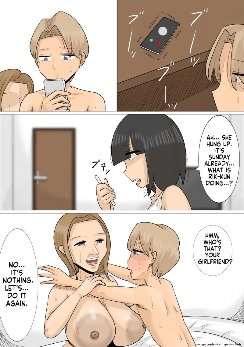 [Penchapen] A boyfriend who was stolen by three unattractive mature women speaking Kansai dialect (bob cut, fat, and underbite [English] 이미지 번호 52