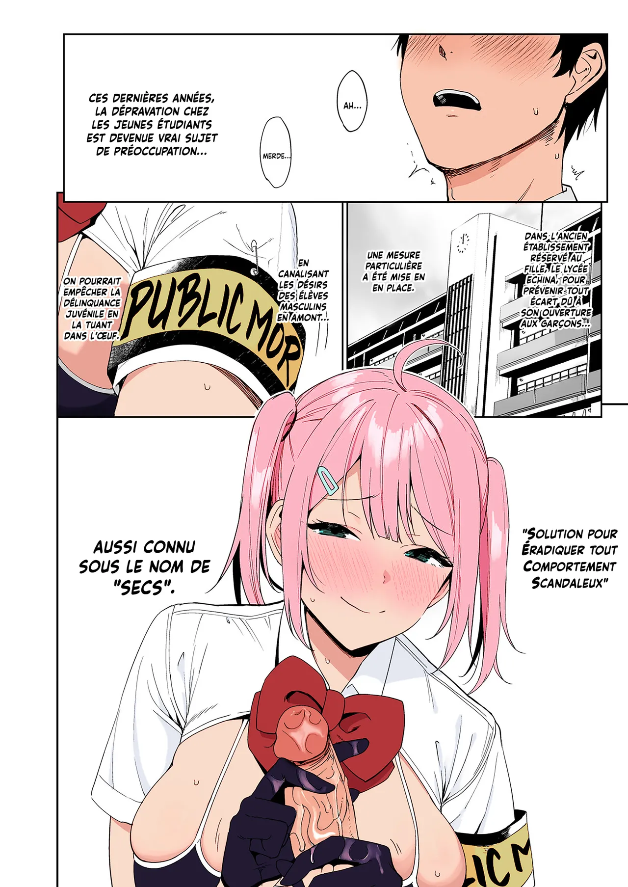 [Ikihaji Hummingbird (Amano Don)] Fuuki Iin to Fuuzoku Katsudou | Le SECS avec une membre du comité des mœurs [French] [Minous Secrets] imagen número 5