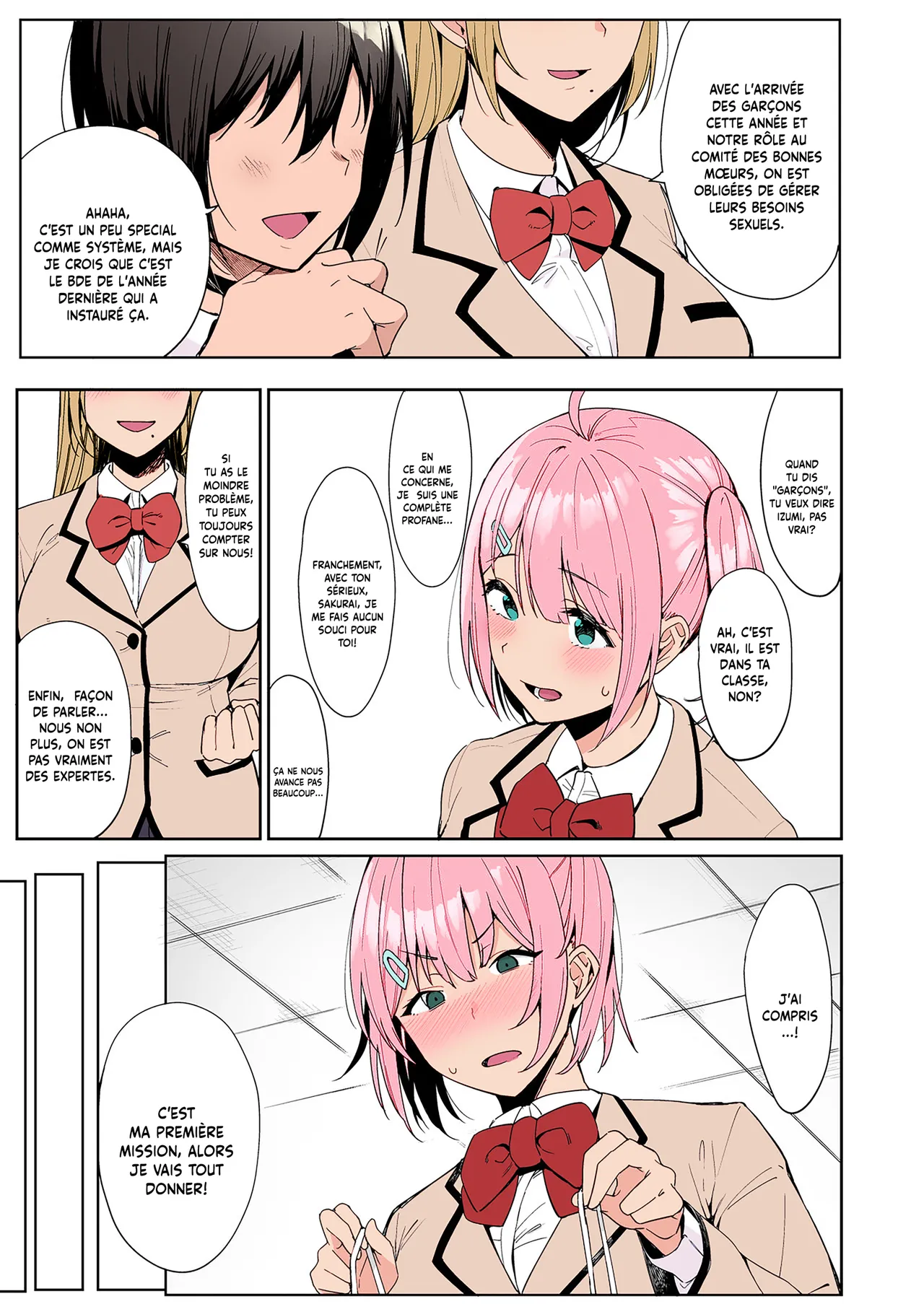 [Ikihaji Hummingbird (Amano Don)] Fuuki Iin to Fuuzoku Katsudou | Le SECS avec une membre du comité des mœurs [French] [Minous Secrets] imagen número 10