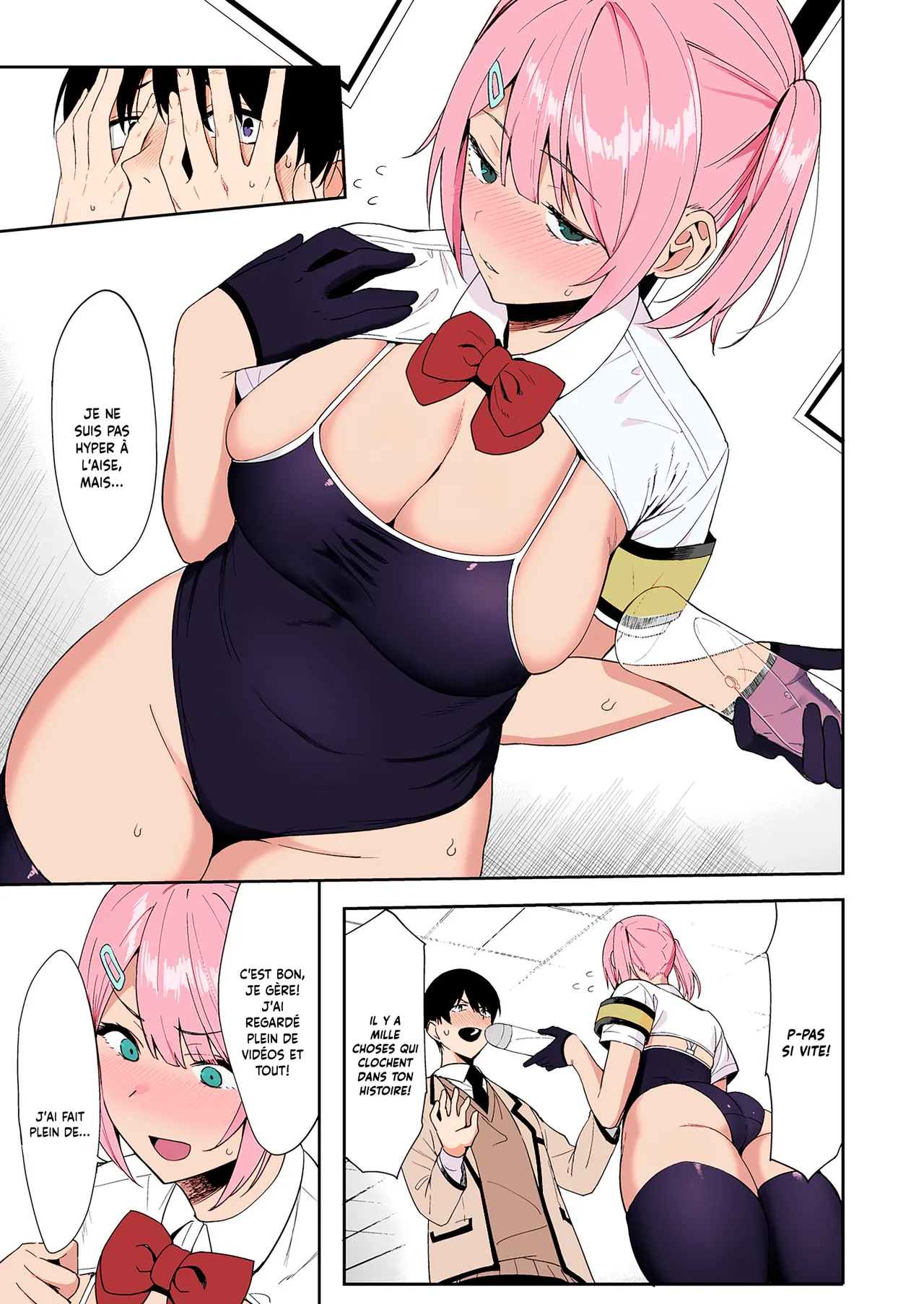 [Ikihaji Hummingbird (Amano Don)] Fuuki Iin to Fuuzoku Katsudou | Le SECS avec une membre du comité des mœurs [French] [Minous Secrets] imagen número 14