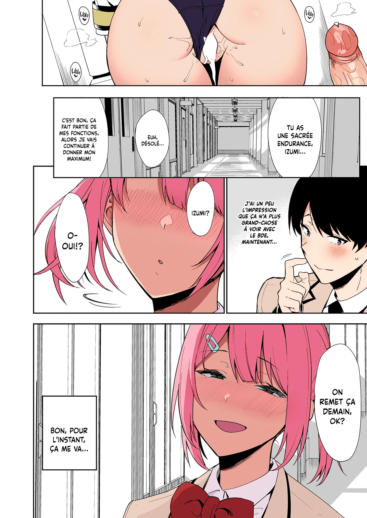 [Ikihaji Hummingbird (Amano Don)] Fuuki Iin to Fuuzoku Katsudou | Le SECS avec une membre du comité des mœurs [French] [Minous Secrets] imagen número 38