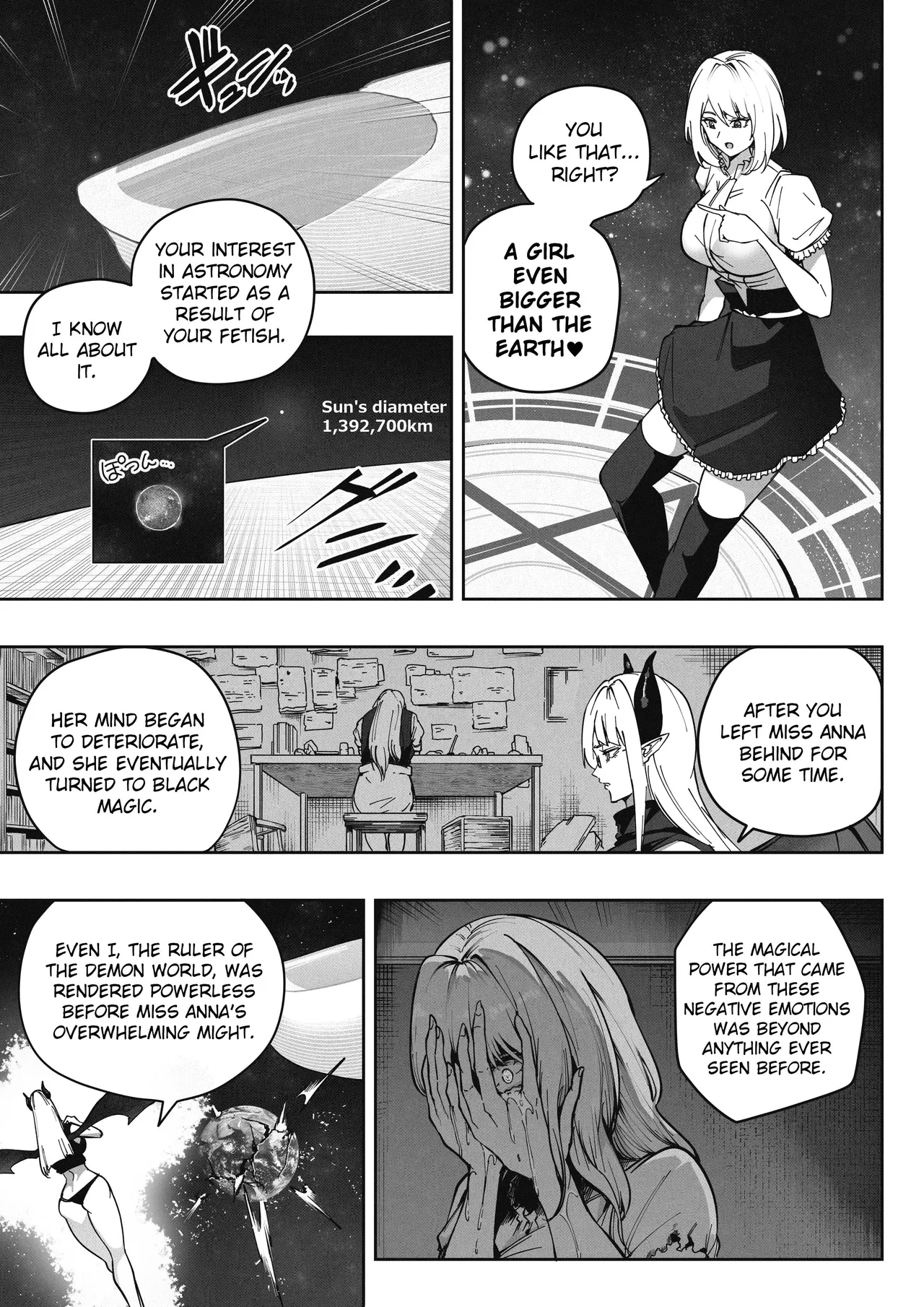 A 168 Billion km Tall Girl Toys with the Mere 10,000 km Earth изображение № 13