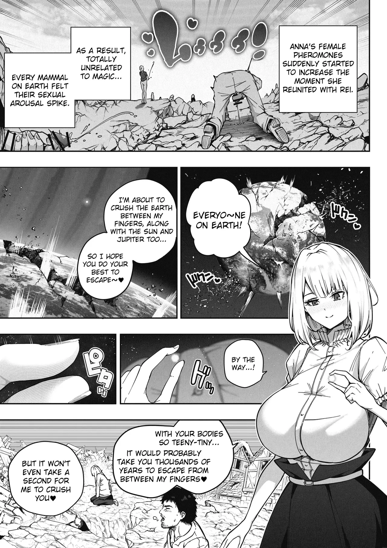 A 168 Billion km Tall Girl Toys with the Mere 10,000 km Earth изображение № 15