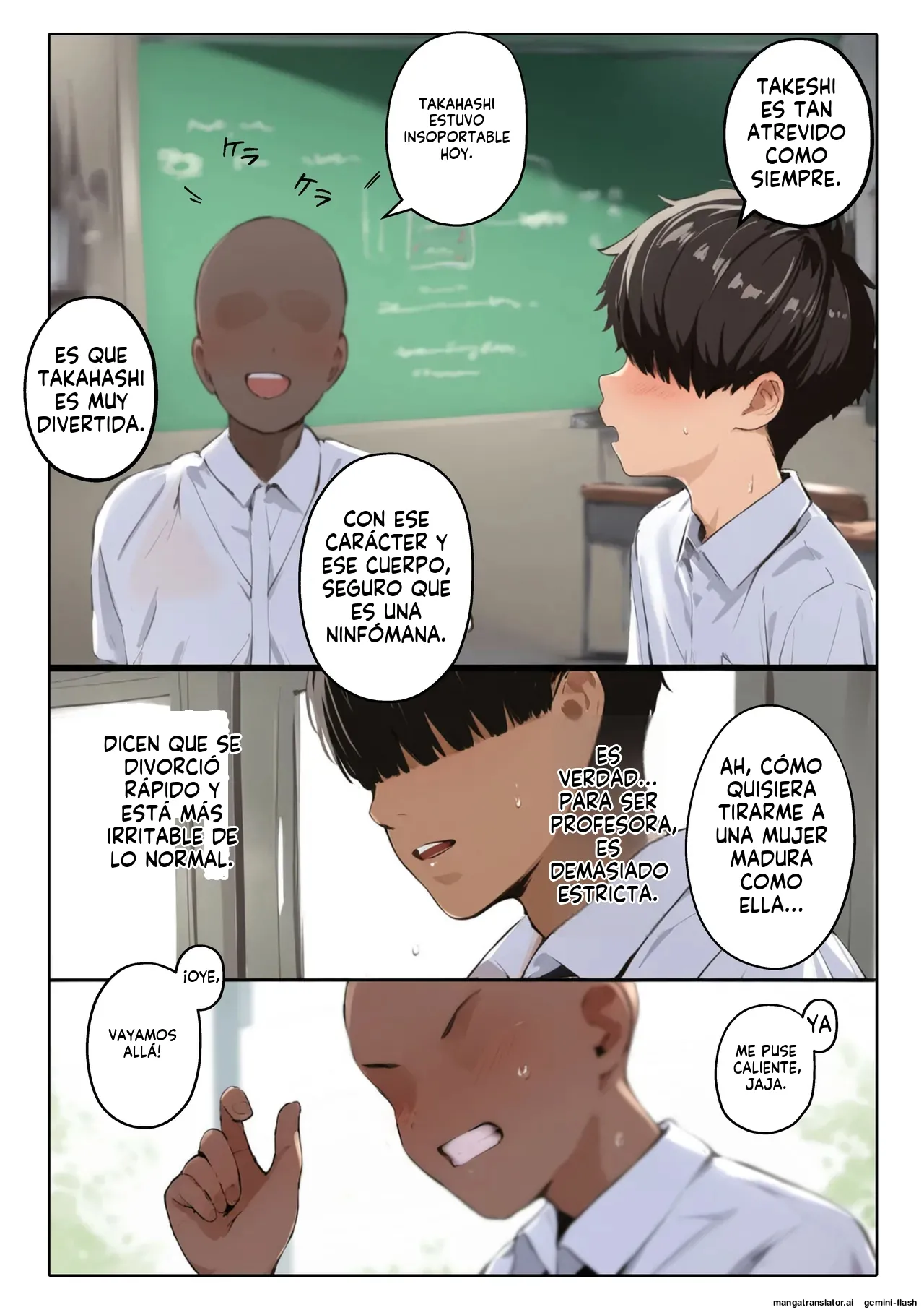 Oneshota sensei! 1 (Spanish) MTL изображение № 9